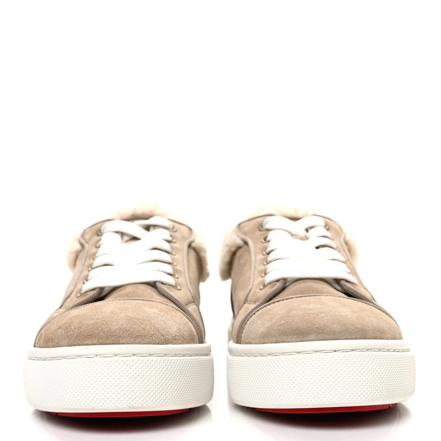 Suede Shearling Fun Vierissima Flat Sneakers 38 Atlas