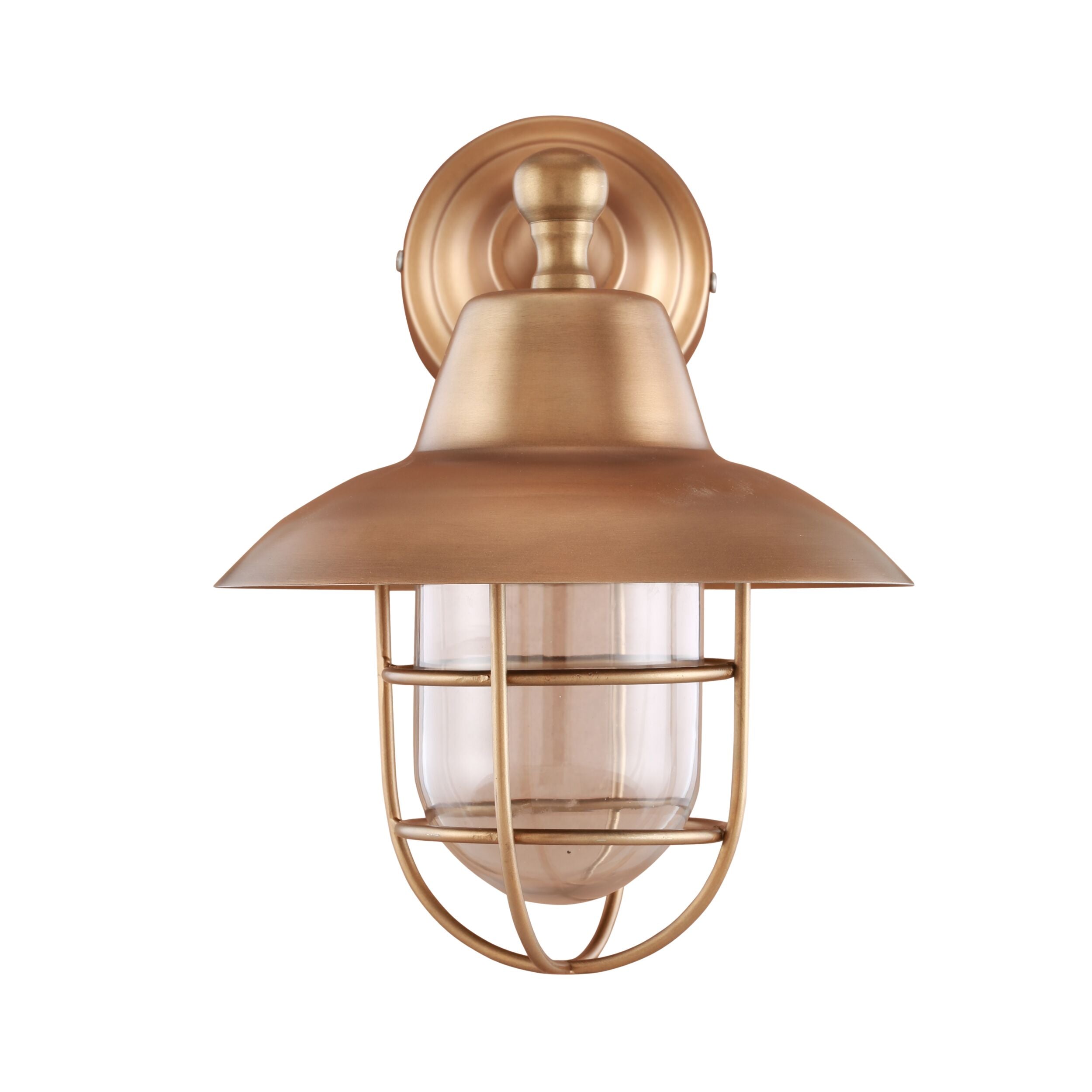 Voyager Exterior Wall Bracket Antique Brass 30x22x30cm