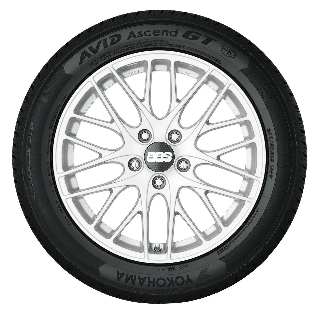 Yokohama Avid Ascend GT All-Season 195/55R16 87V Passenger Tire