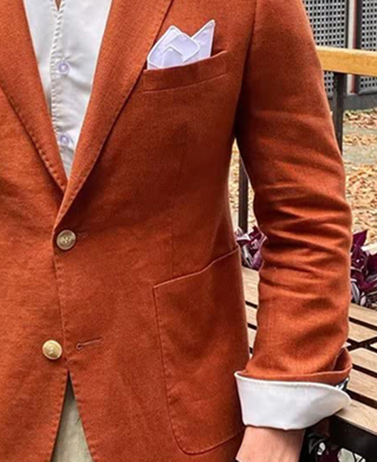 Blazer à manches longues, col à revers et poches, coutures solides, idéal pour tous les jours