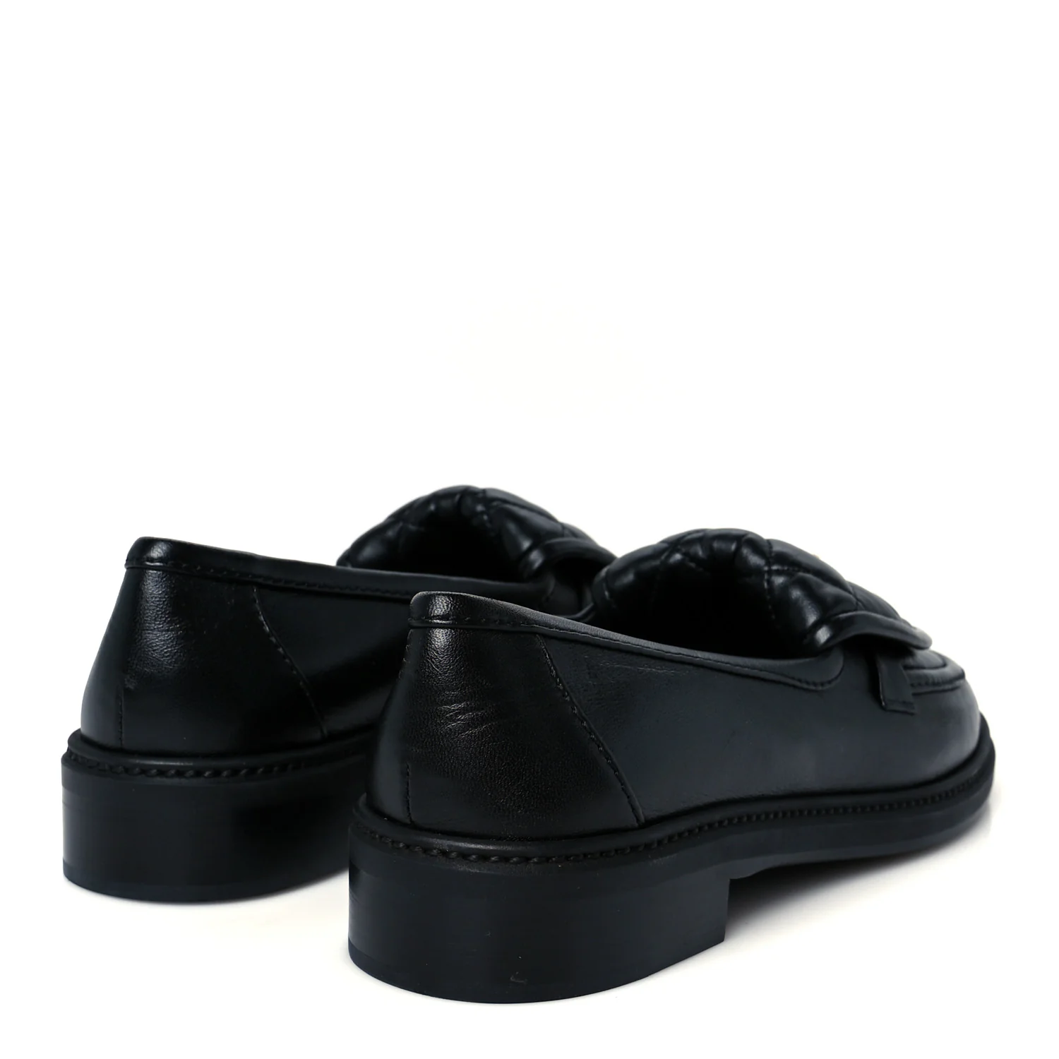 Lambskin Quilted CC Turnlock Loafers 39.5 Black