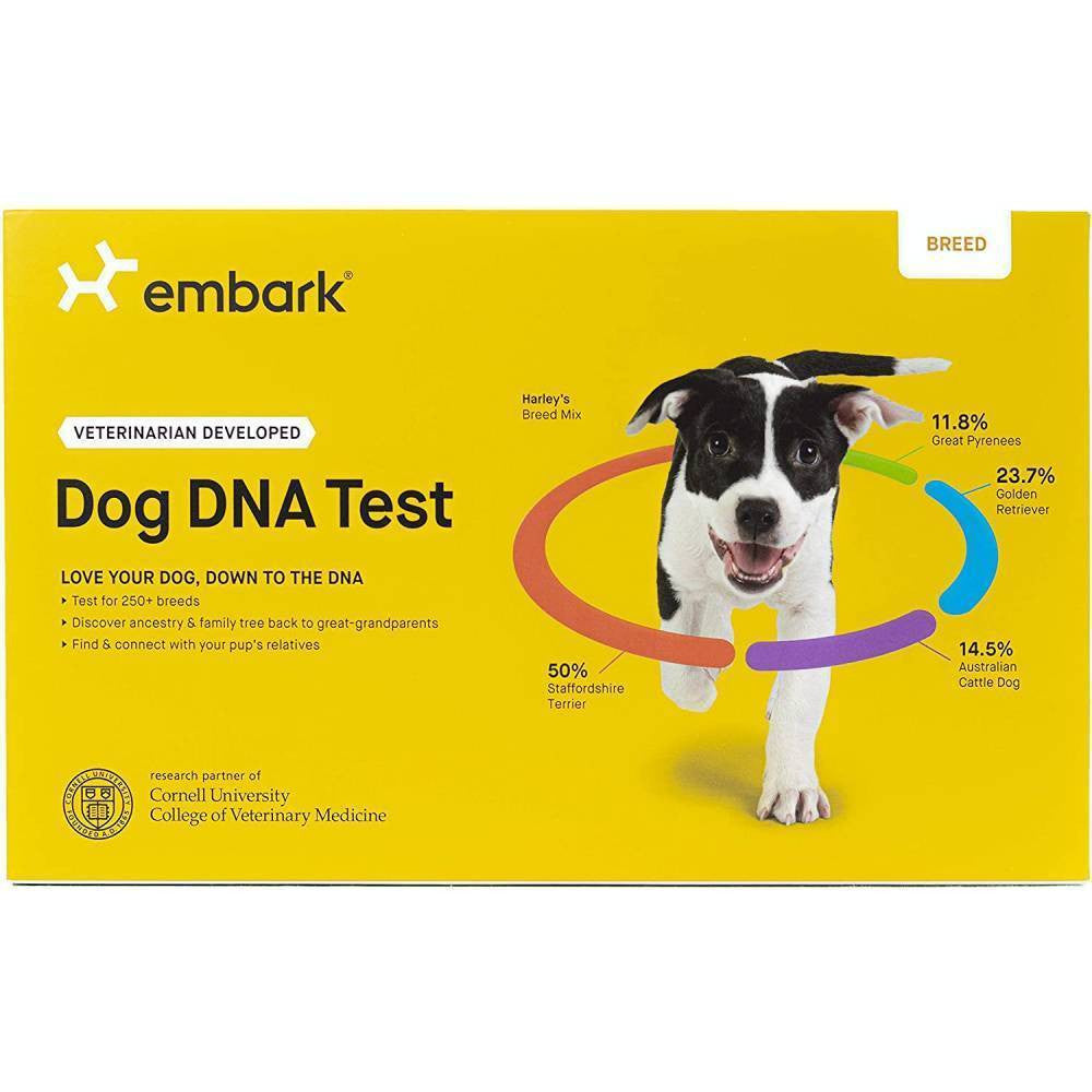 Test ADN canin Embark, kit d'identification de race