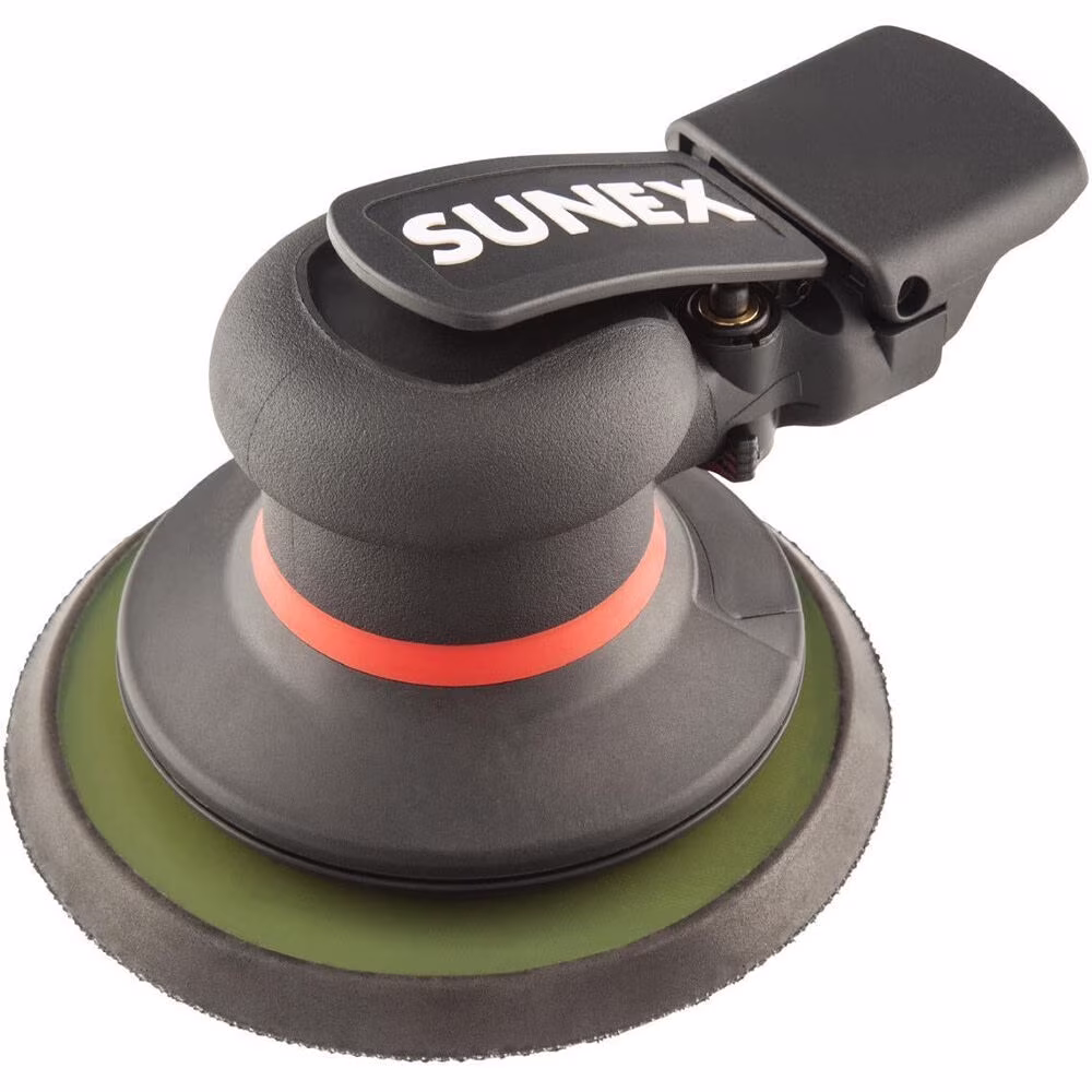 Sunex 3/16 Inch 11000 Rpm One-Handed Speed Control Orbital Palm Sander