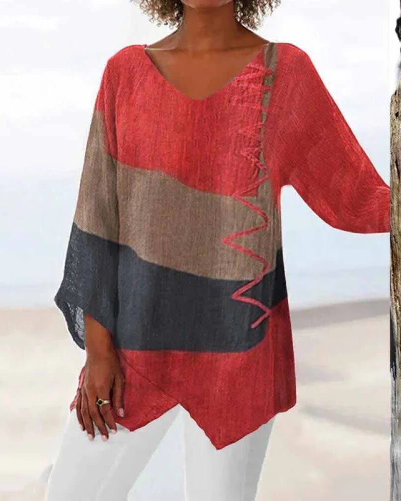 Blouse élégante polyvalente pour femme
