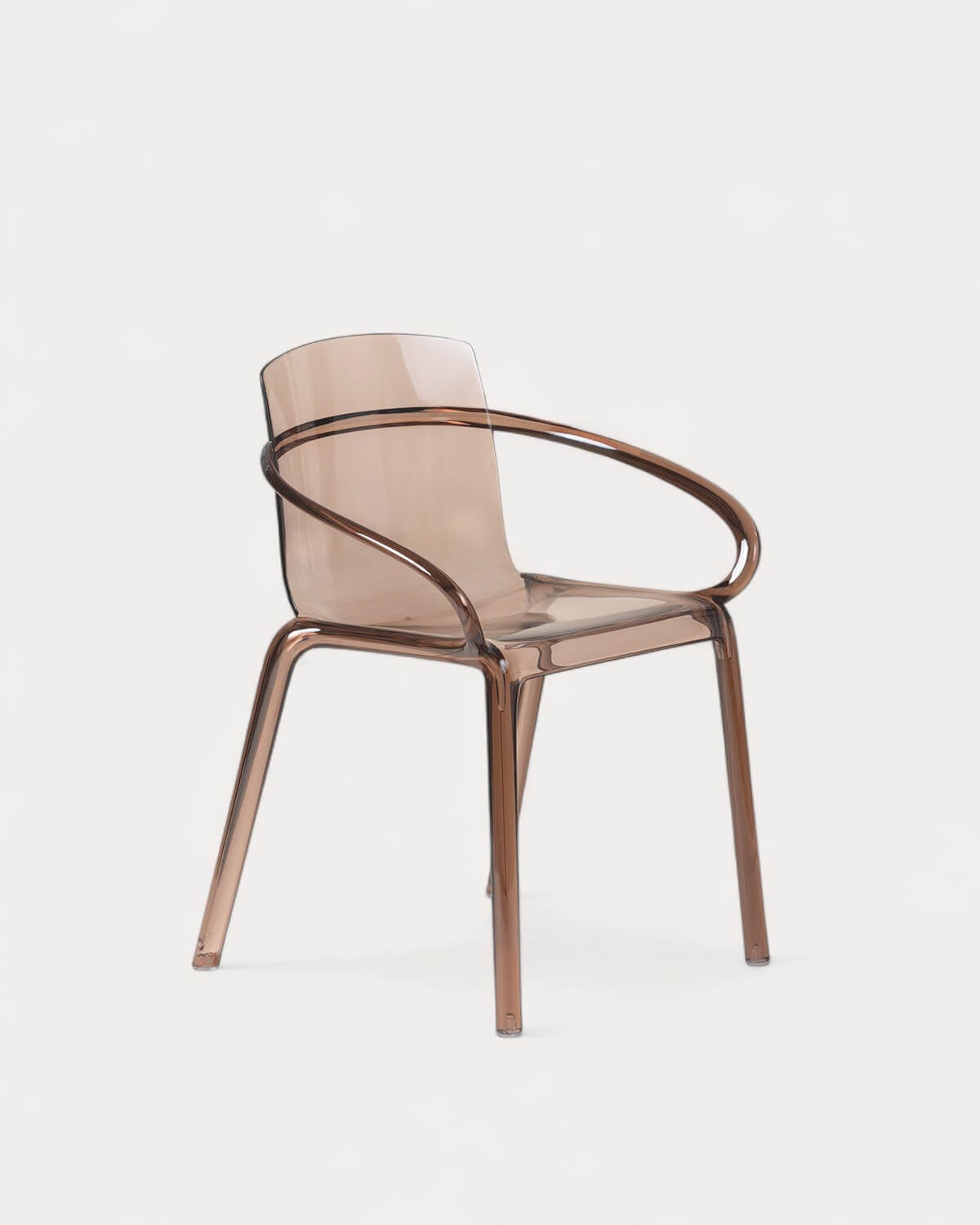 Zuera - Silla de Comedor con Reposabrazos de Policarbonato Zuera
