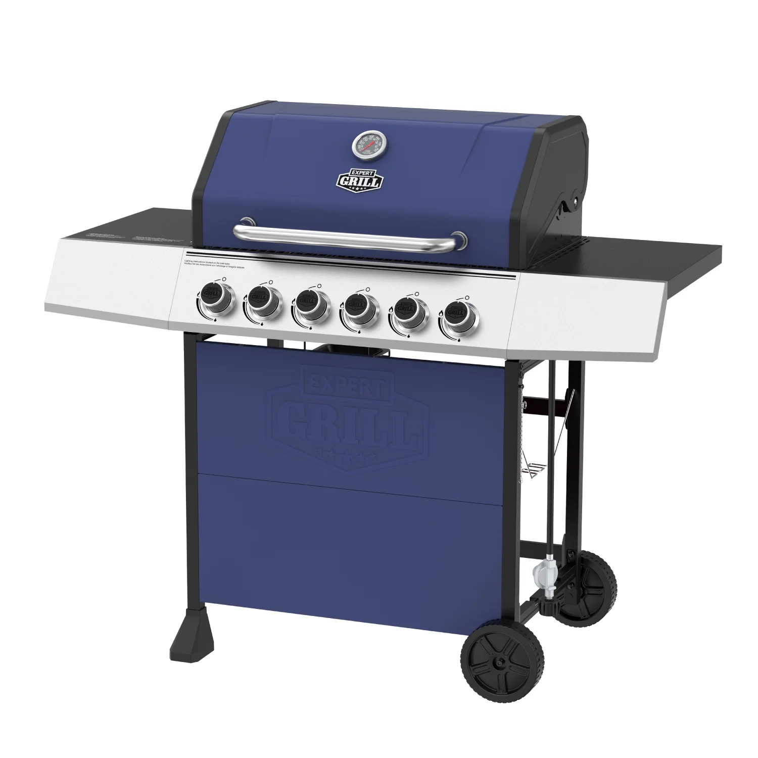 Expert Grill 5 Burner Propane Gas Grill with Side Burner