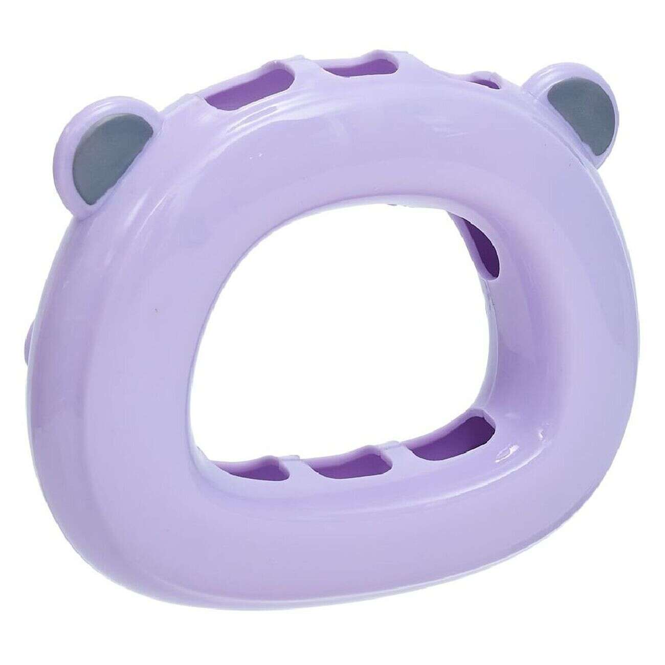 Support 3 brosses à dents enfant violet