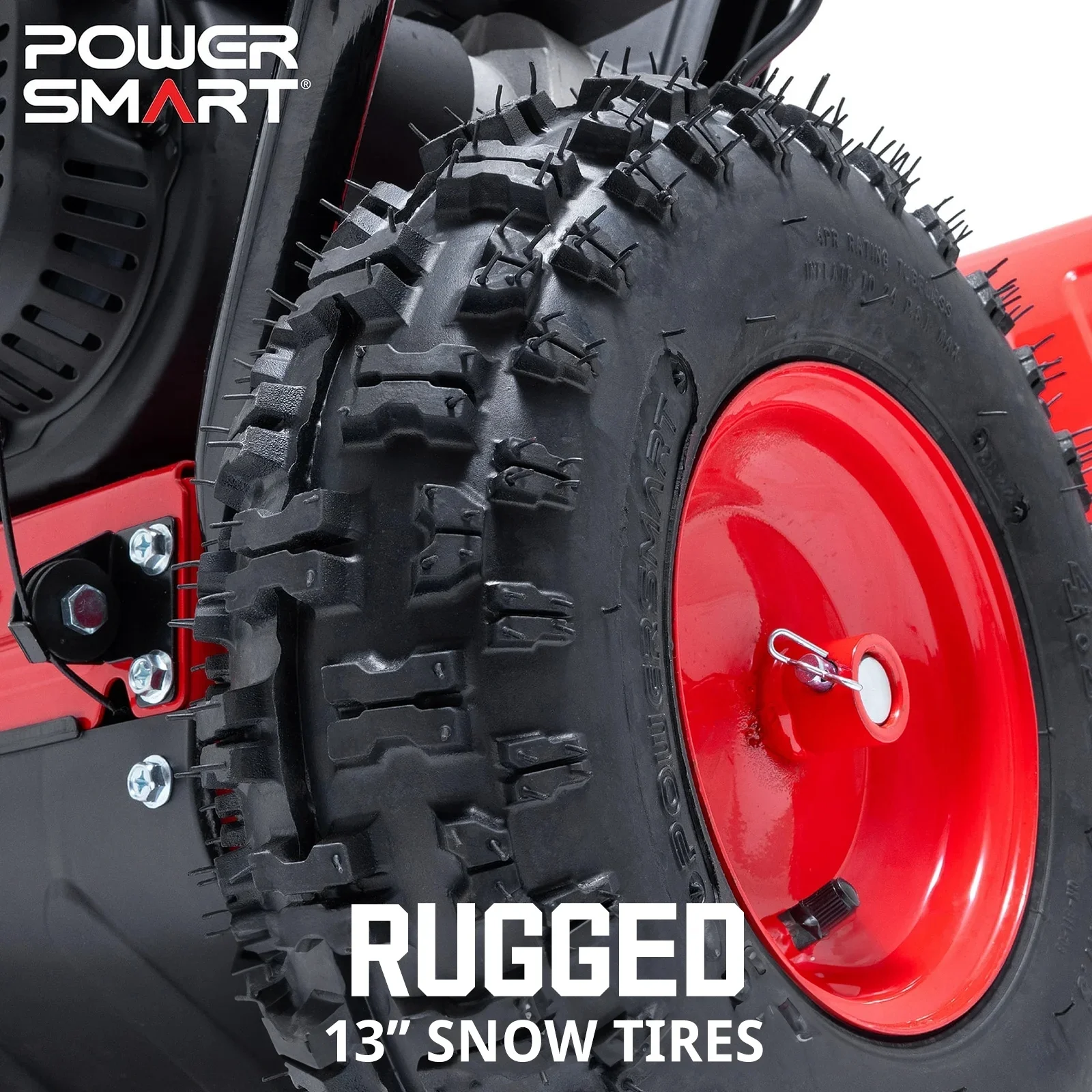 26" Gas Snow Blower, 120V, Self-Propelled Snow Thrower with Electric Start, Variable Speed - Image 7