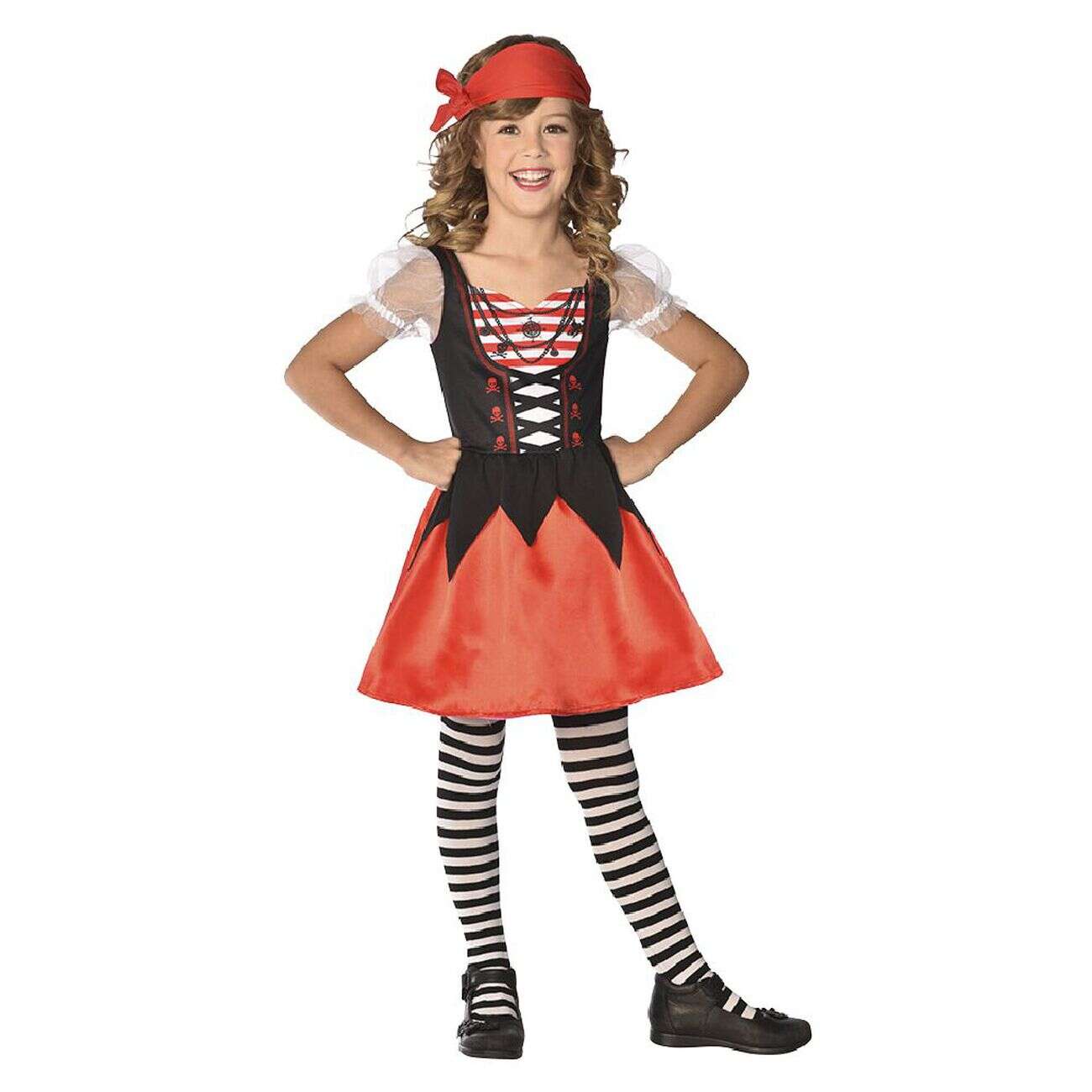 Déguisement réversible de princesse et de pirate 7/10 ans