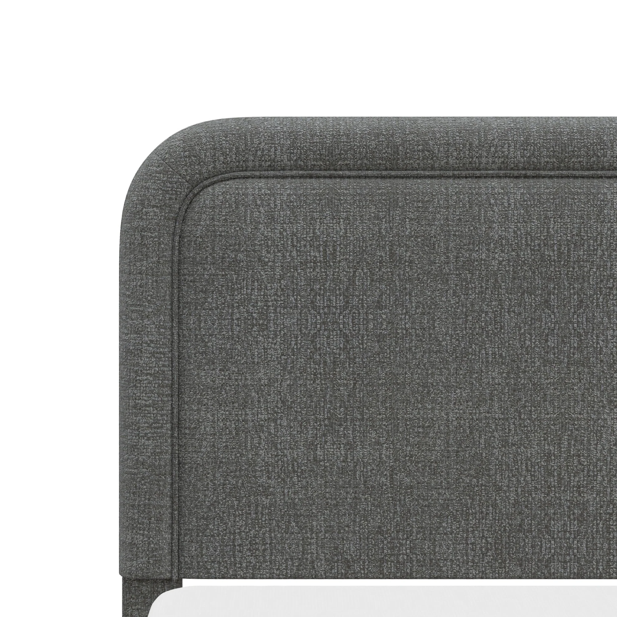 Better Homes & Gardens Juliet King Boucle Platform Bed, Ivory