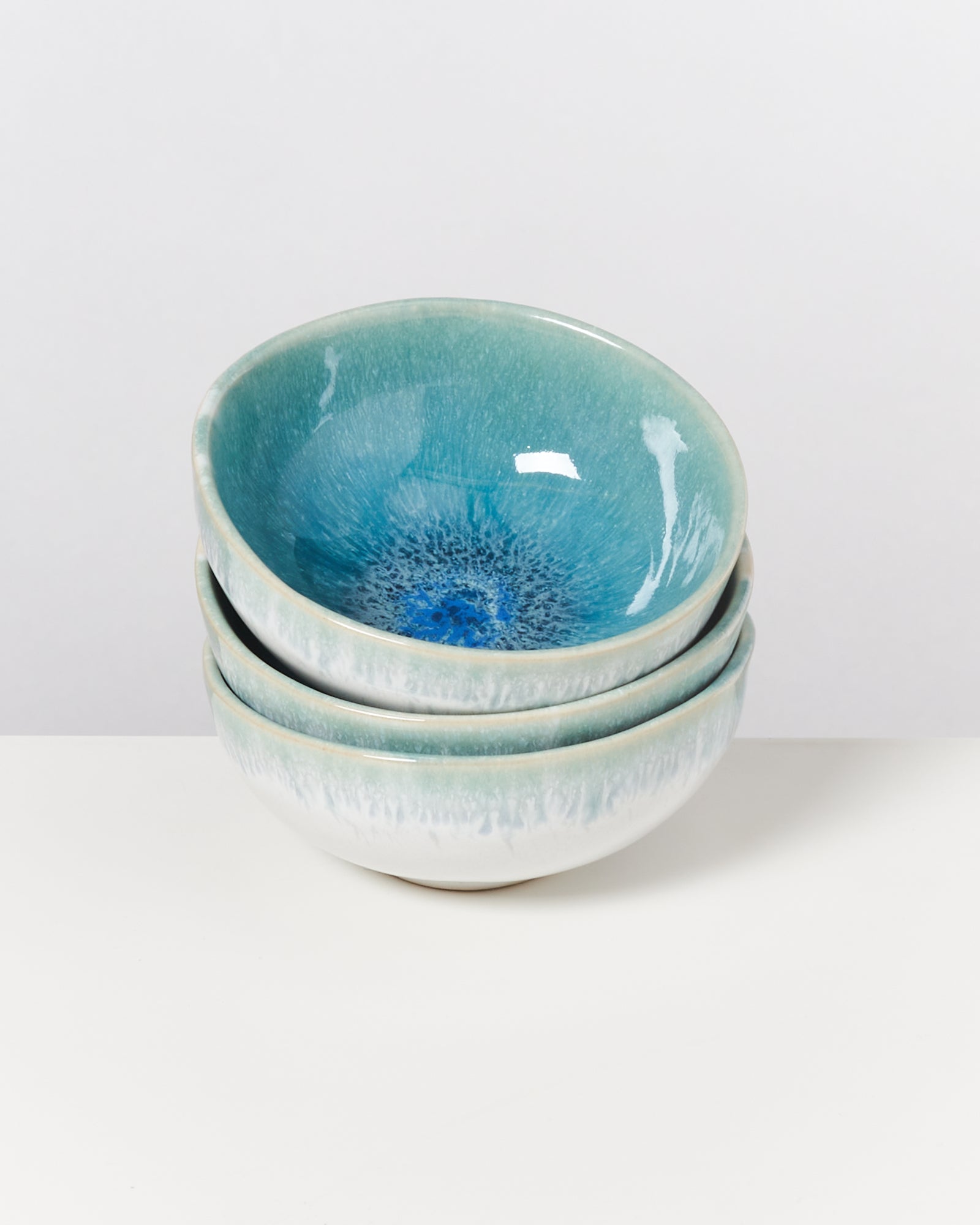 ALCACHOFRA - LARGE SAUCE BOWL GREEN-BLUE