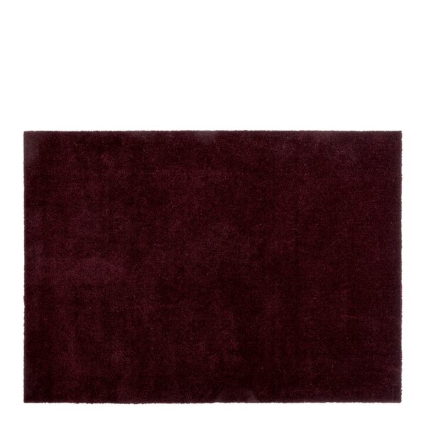 Unicolor gulvmatte 130x90 cm bordeaux