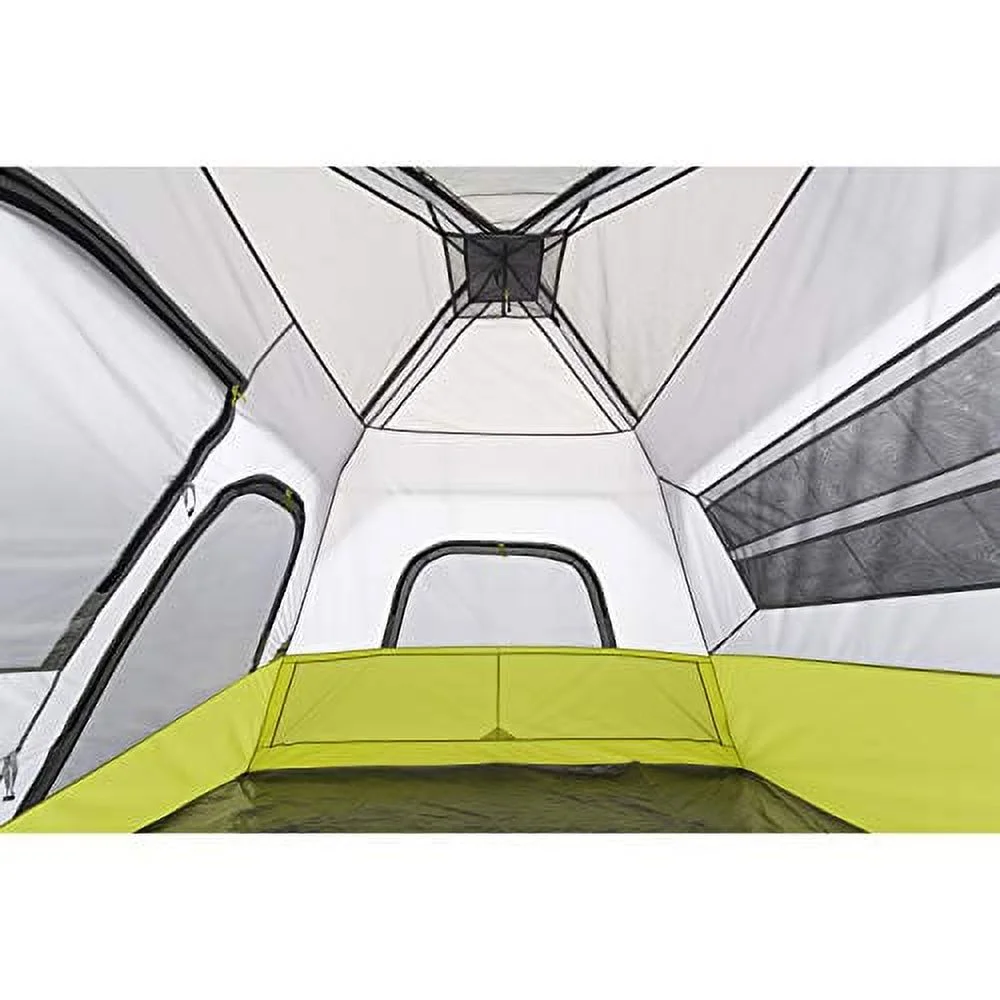 6 Person Instant Cabin Tent with Wall Organizer (Gray) - Image 3