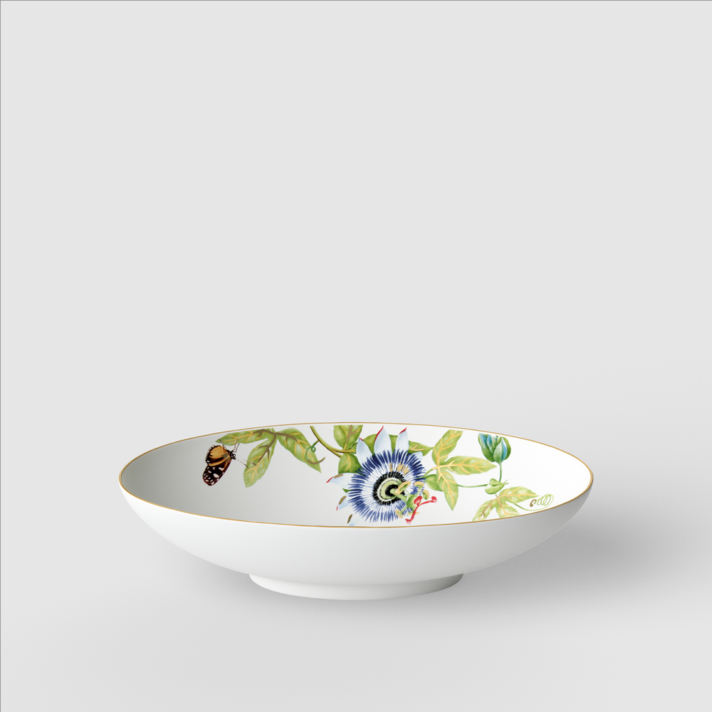 Amazonia Serving Bowl - Multi-colored, 67.7 oz, Premium Bone Porcelain