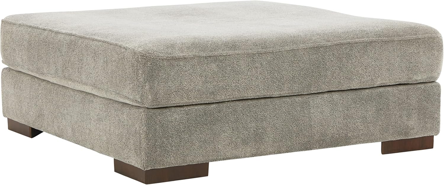 Signature Design by Ashley Bayless Modern Oversized Accent Ottoman, Gray
