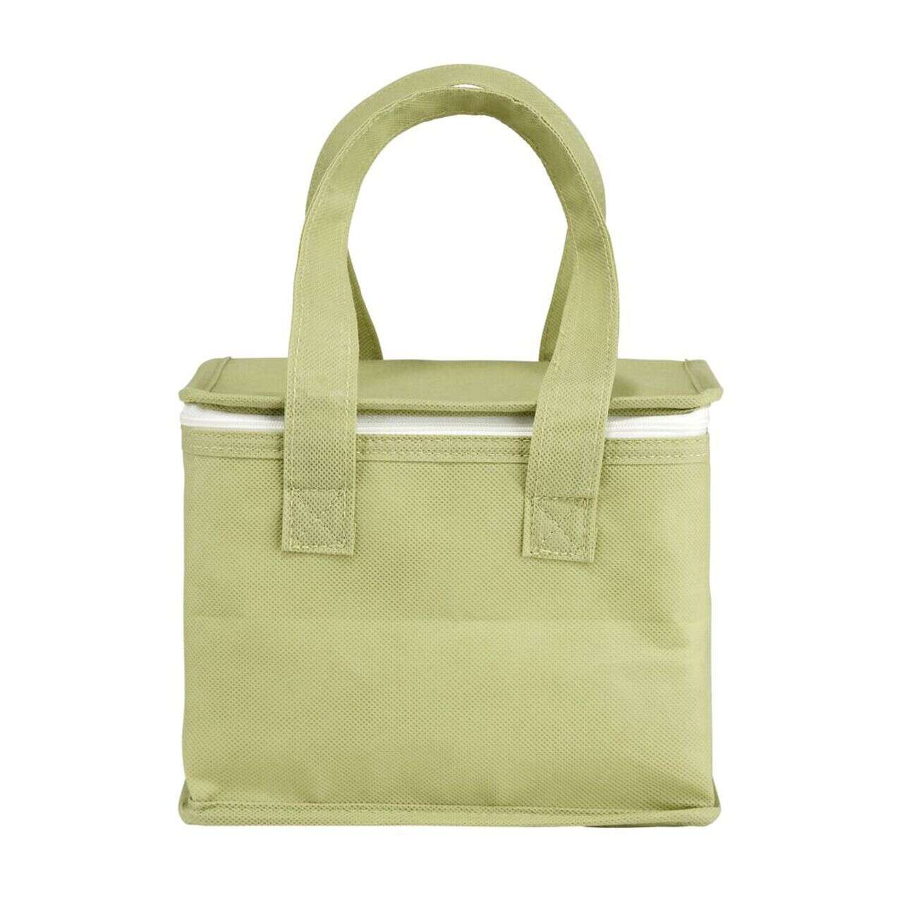 Sac isotherme 5L aluminium et polyester vert 21x16xH17cm