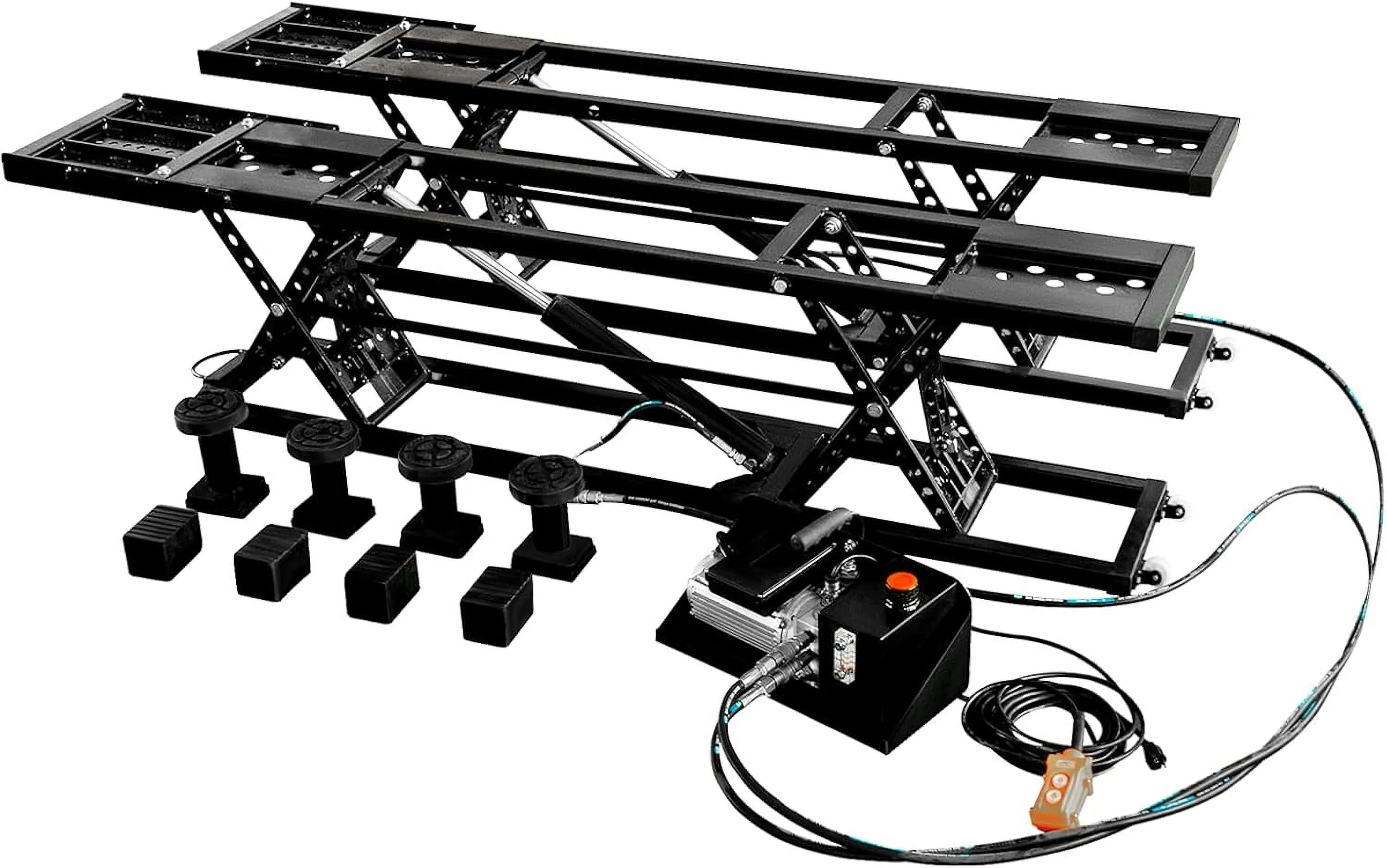 Portable Car Lift, Capable of Lifting 5000 LBS Quick Jack with a Maximum Height of 26", Car Lifts for Shop and Home Garage, Black(5000 lbs) - Image 4