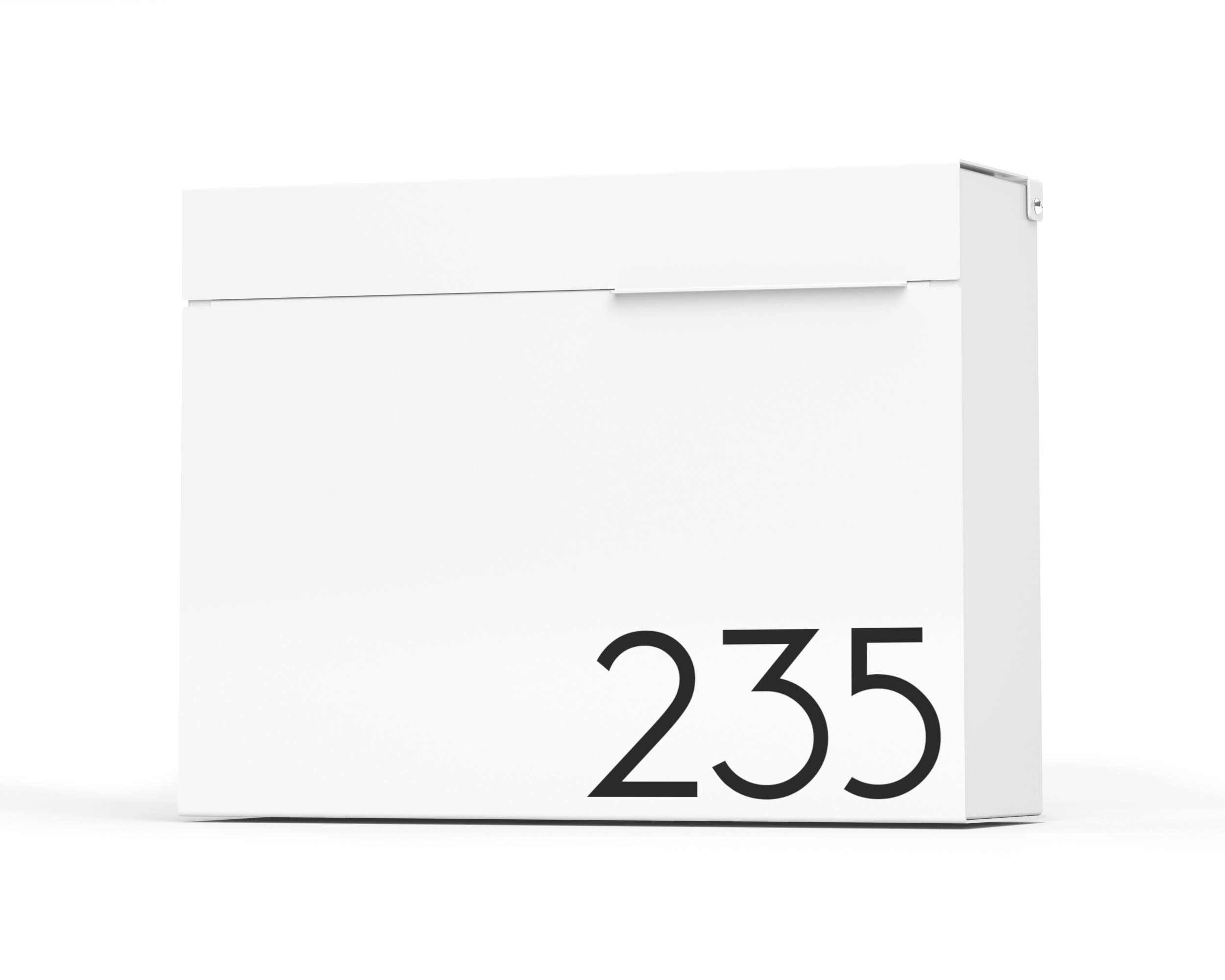 Black Wall Mounted Mailbox - Vsons Design - Modern Mailboxes 1411B