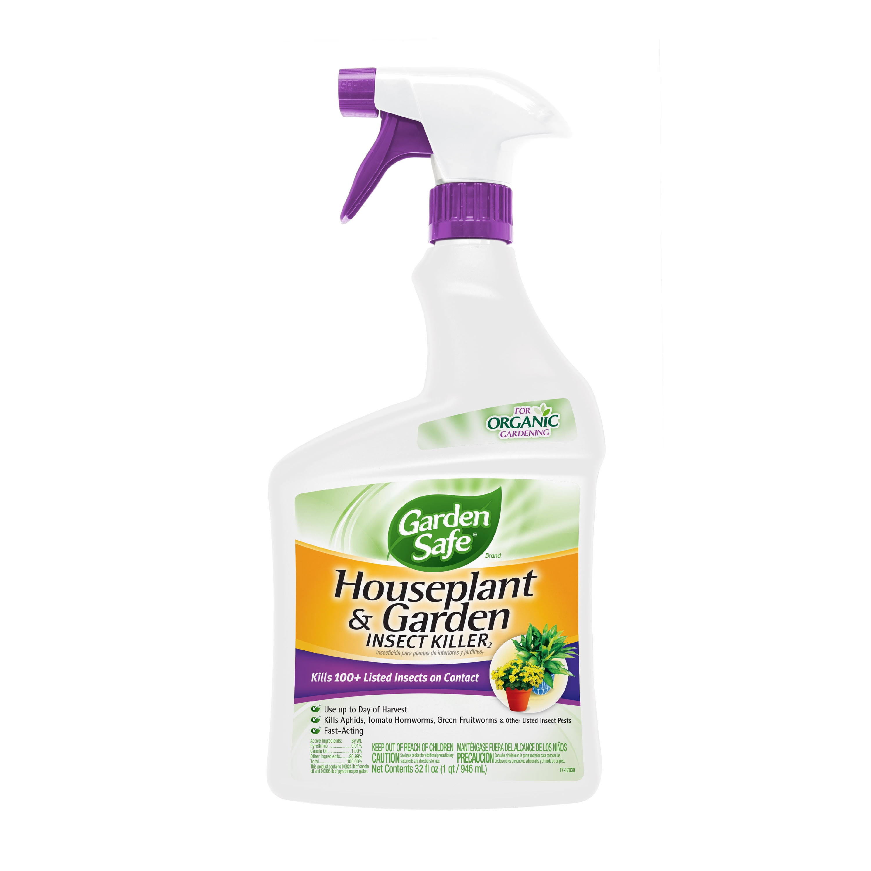 Garden Safe Ready to Use Houseplant & Garden Insect Killer - 32 oz