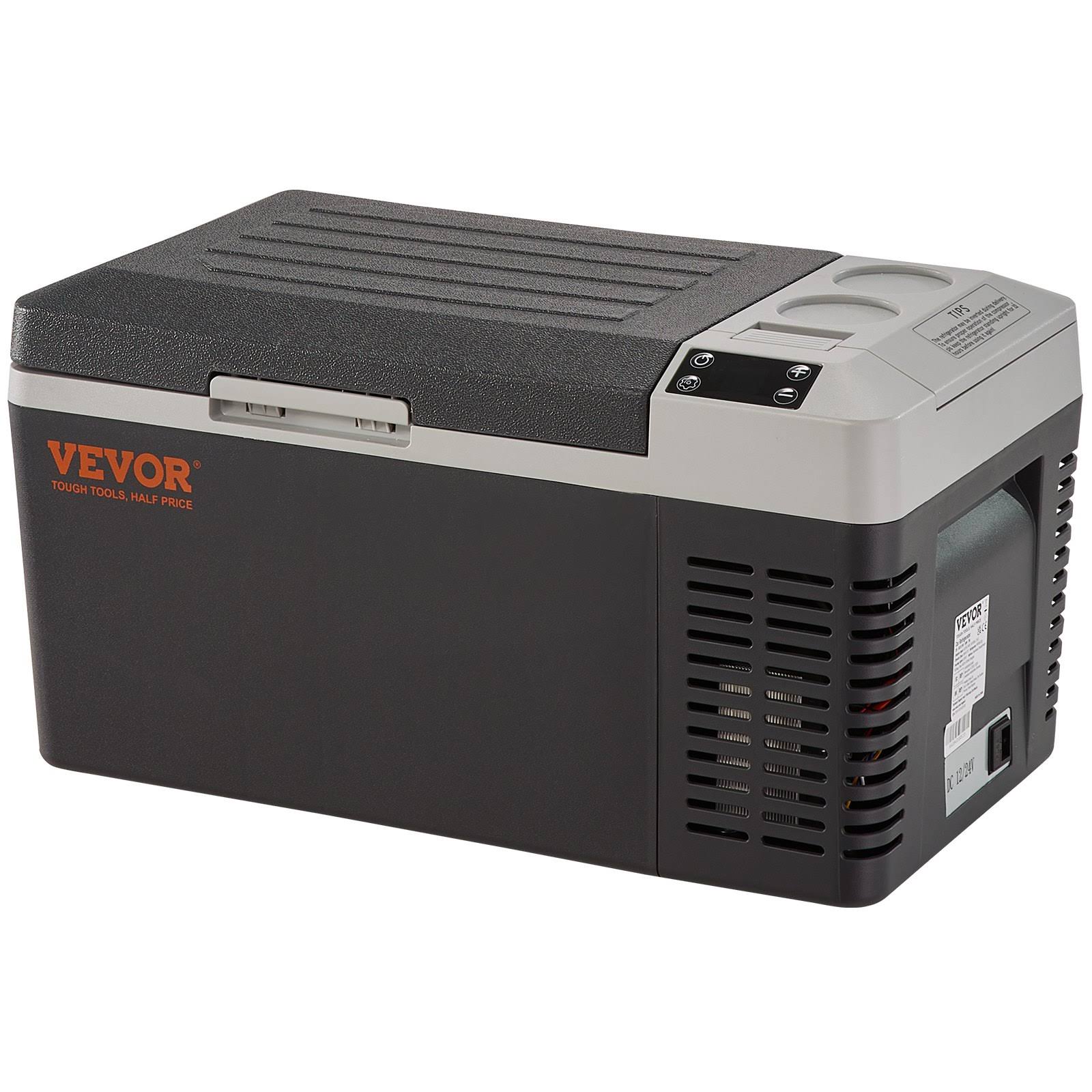 VEVOR Car Refrigerator 12 Volt Car Refrigerator Fridge 21 QT/20 L Single Zone Portable Freezer -4��F-50��F Adjustable Range 12/24V DC and 100-240V AC
