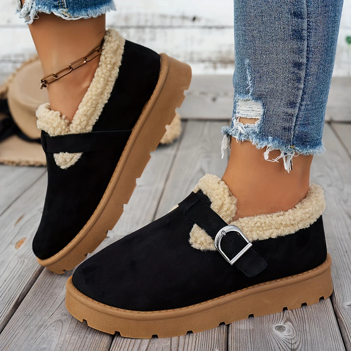 Lina | Bottines d’hiver douillettes à soutien ergonomique