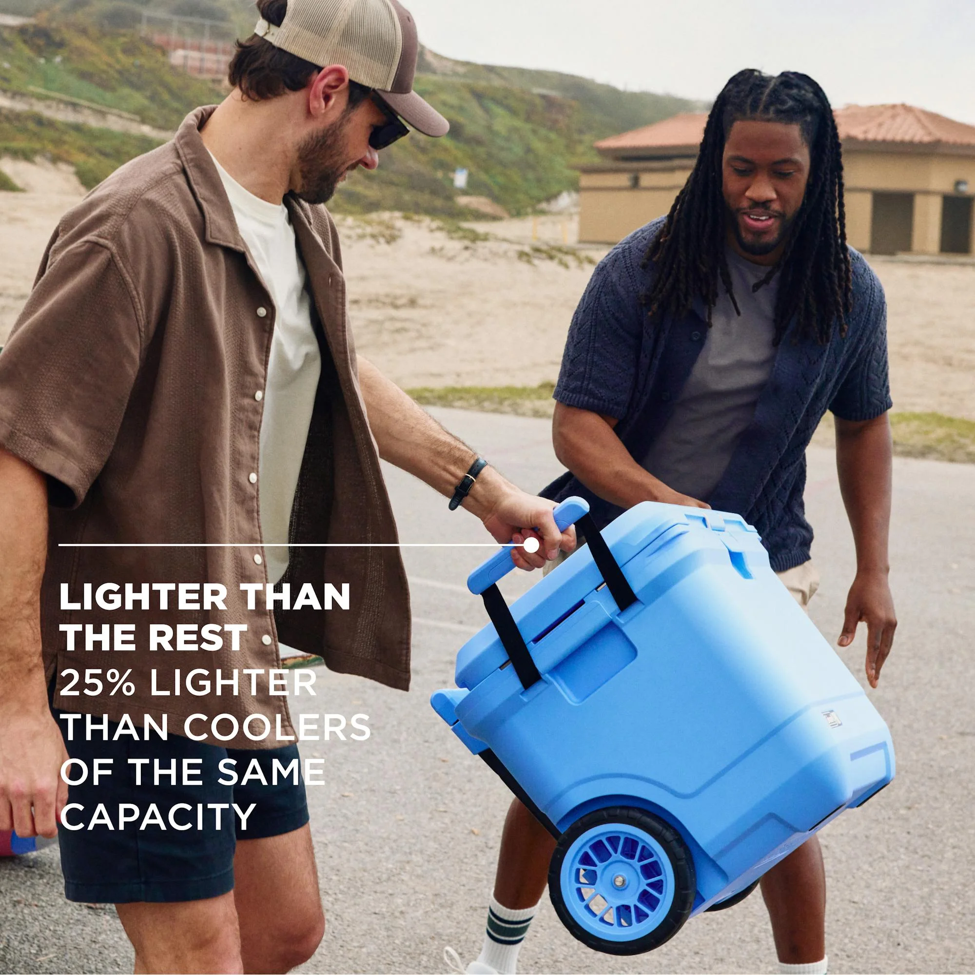 ? Pro 55 Quart Wheeled Hard Cooler(Blue Sky) Image 6