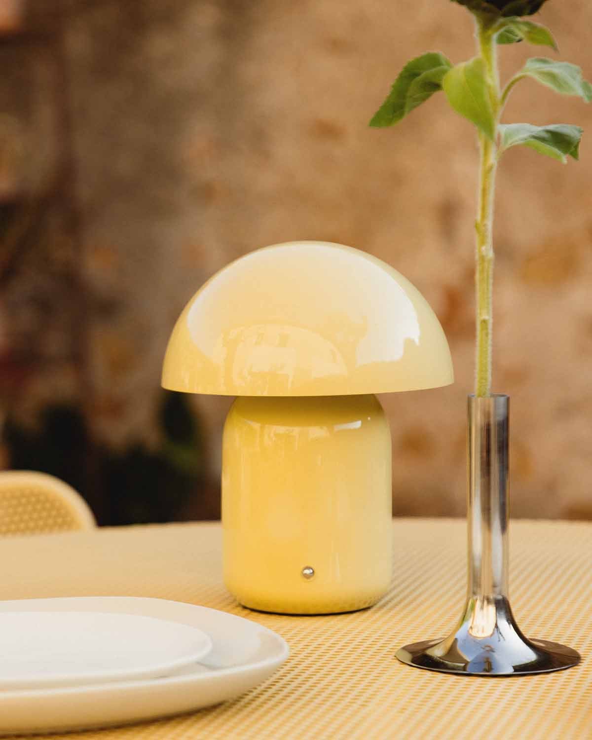 Cecilia - Lámpara de Mesa Dimmable LED Inalámbrica para Exterior Cecilia