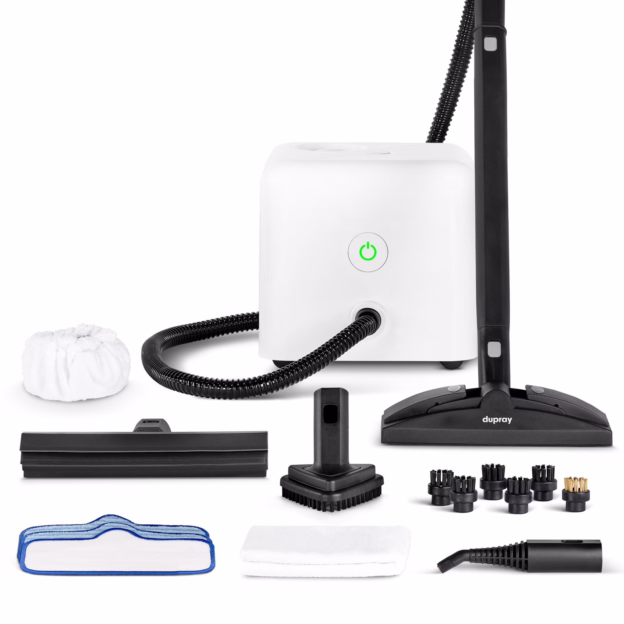Dupray Neat Steam Cleaner 17 - Piece Kit �?our Bestselling Multipurpose Steam Cleaner with All the Tools to Clean, Detail, Sanitize*, Deodorize Floors, Grout, Bathrooms, Kitchens and More. 1500w