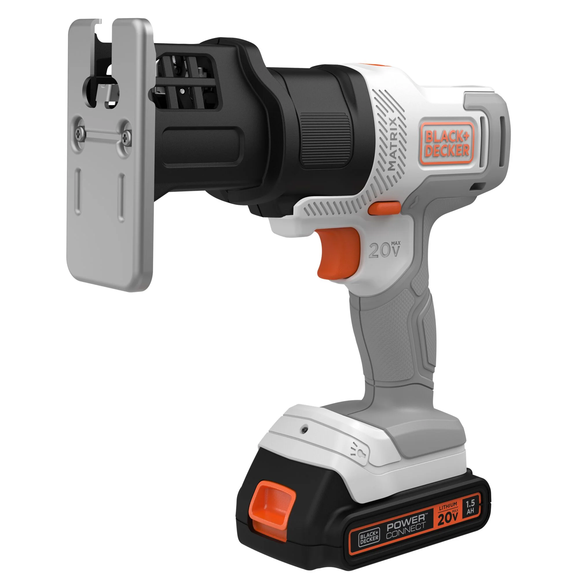 20V MAX* Matrix Cordless Combo Kit, 6-Tool, White And Orange, (BDCDMT1206KITWC) - Image 10