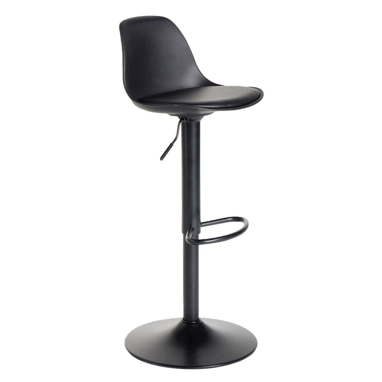 Tabouret bar Gaby métal noir 41x38xH103cm