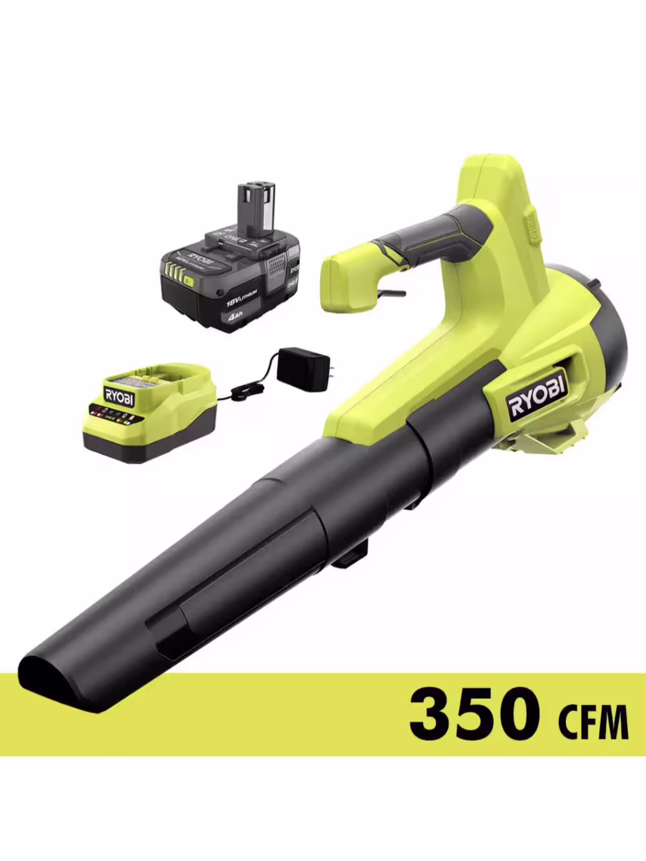 RYOBI ONE+ 18V 100 MPH 350 CFM