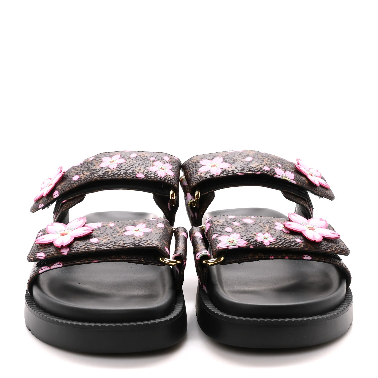 LV X TM Monogram LV Sunset Flat Comfort Mule 35 Sakura Brown
