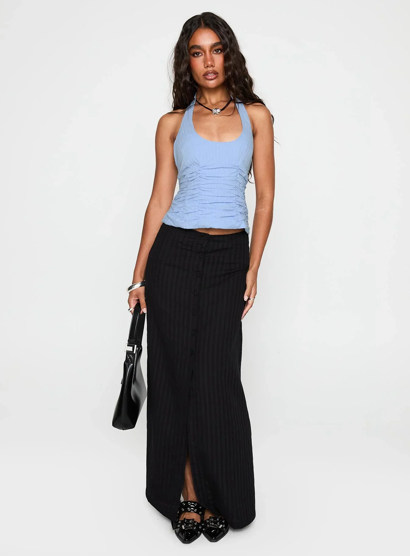 Livie Maxi Skirt Black
