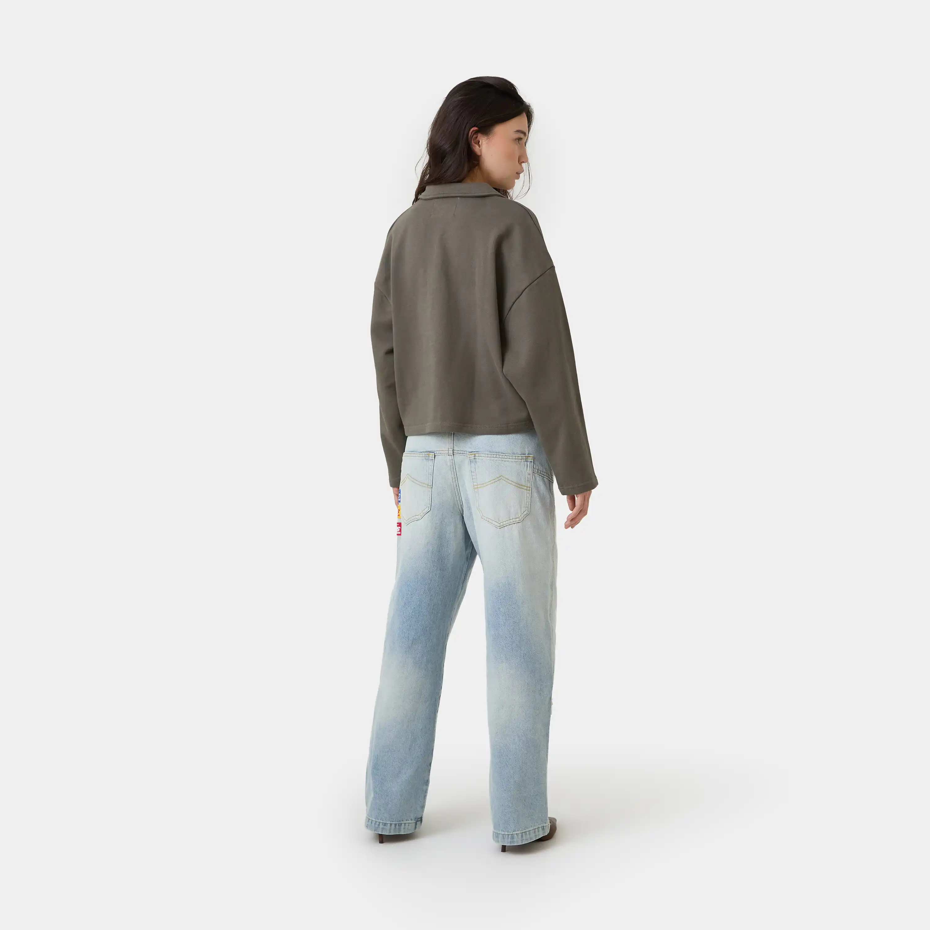 Playtime Olive Polo Crewneck