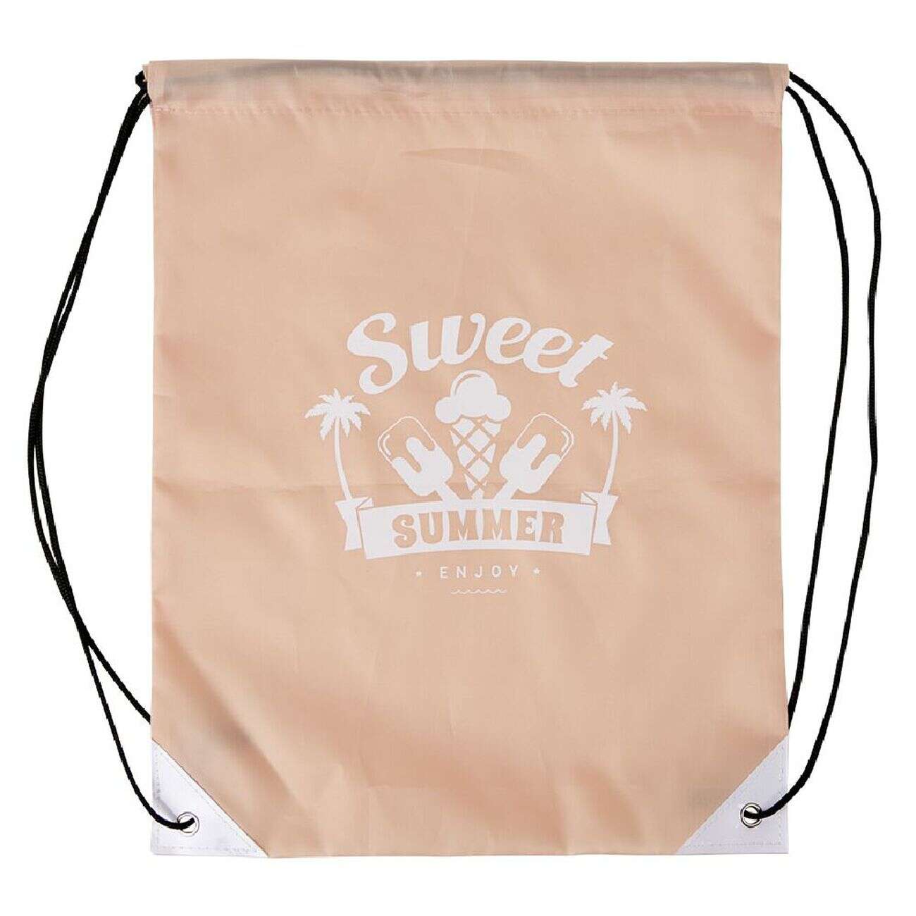 Sac à dos imprimé à cordon de resserrage