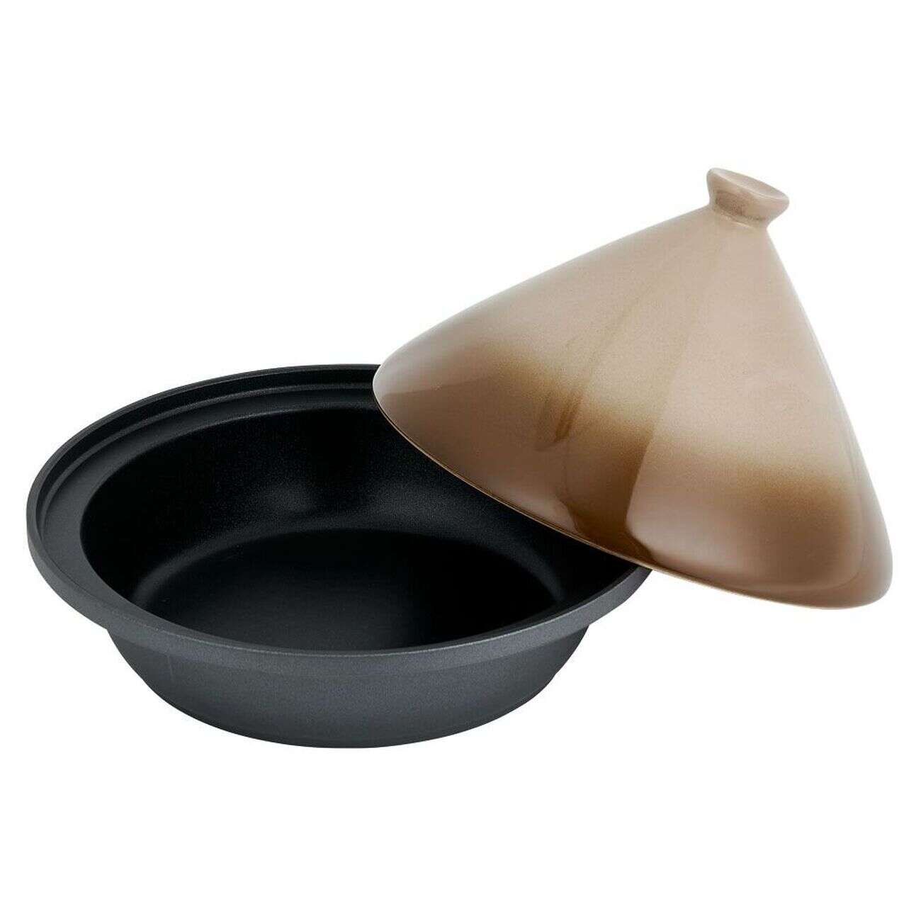 Plat à tajine fonte d'aluminium Ø30xH20cm