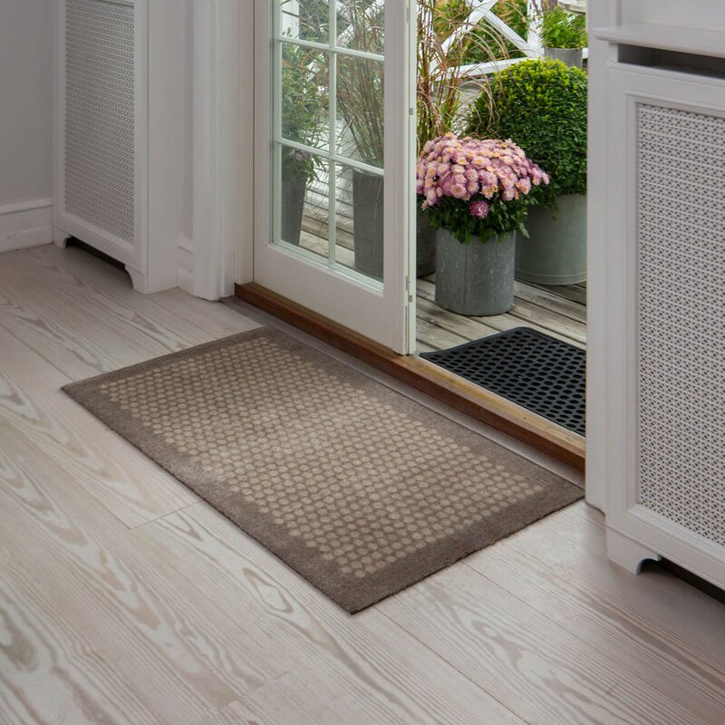 Dot gulvmatte 120x67 cm beige
