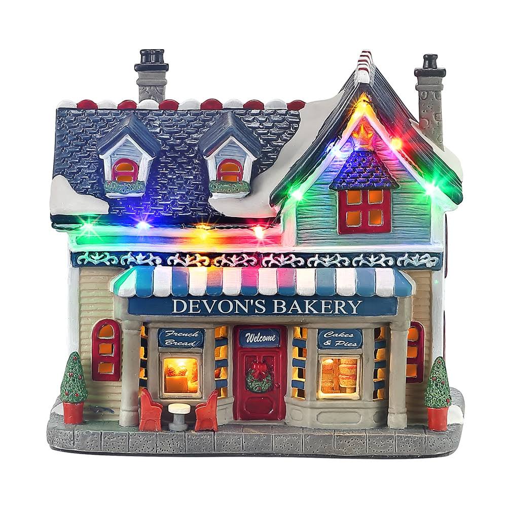 Carole Towne ct Devon Bakery Lighted Village Scene | DS1811B