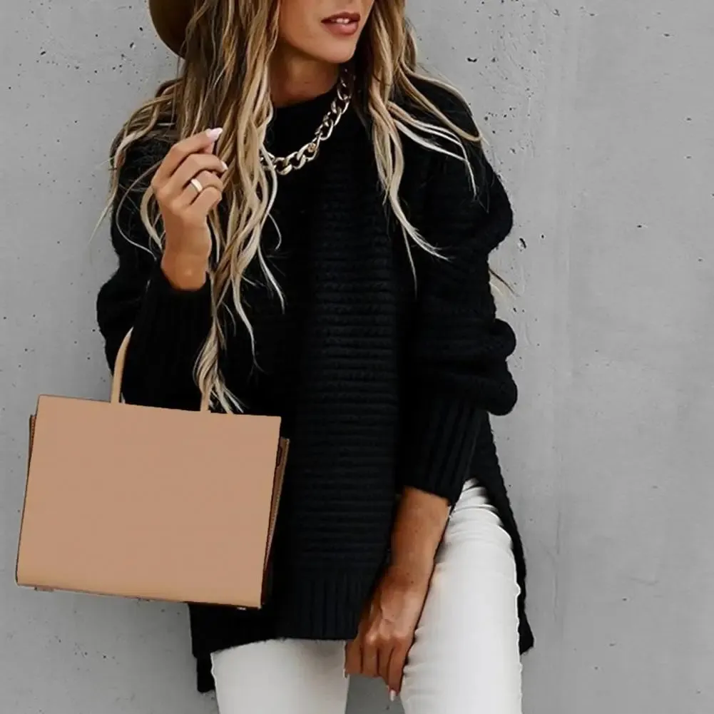 Sophie Paris | Pull en tricot à col haut et douillet