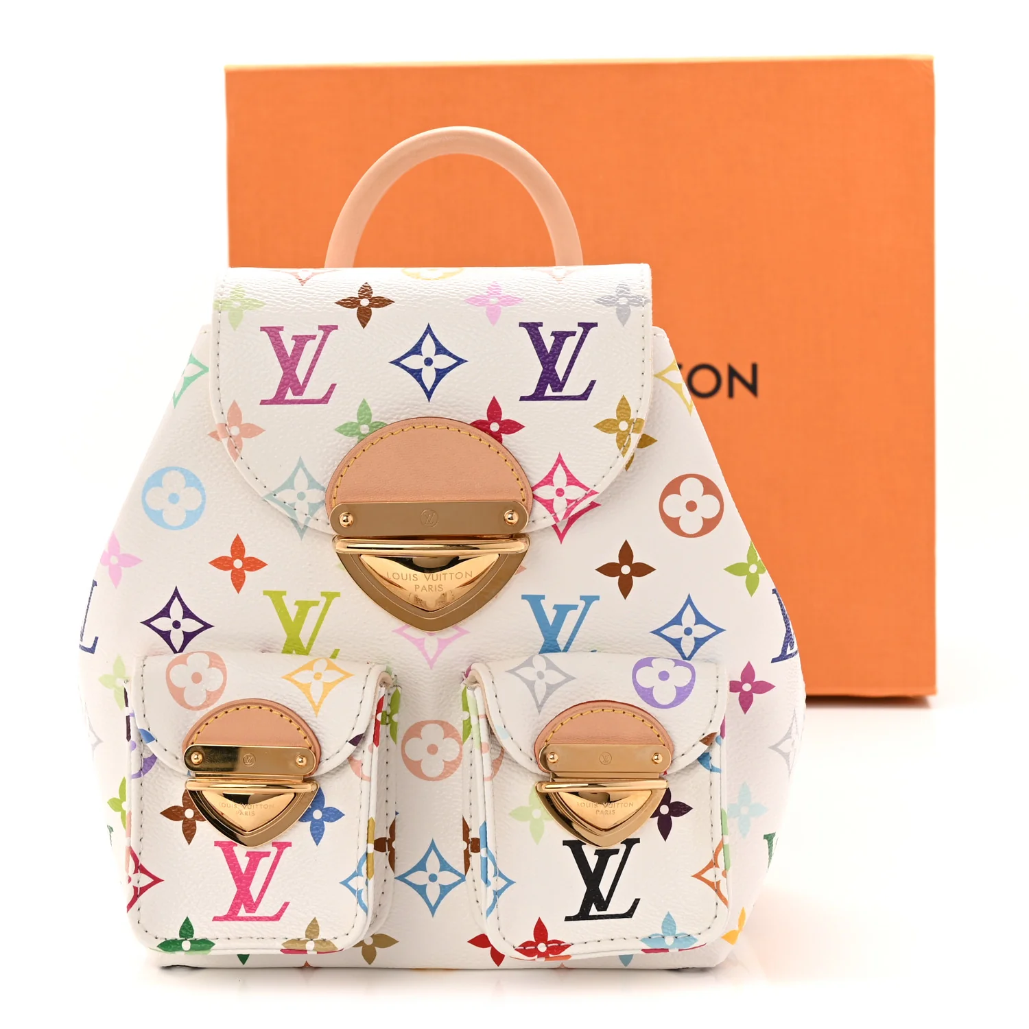 LV X TM Monogram Multicolor Venice Backpack White