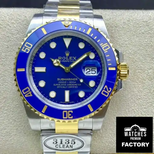 Rolex Submariner 116613LB-97203 Clean Factory Stainless Steel Strap
