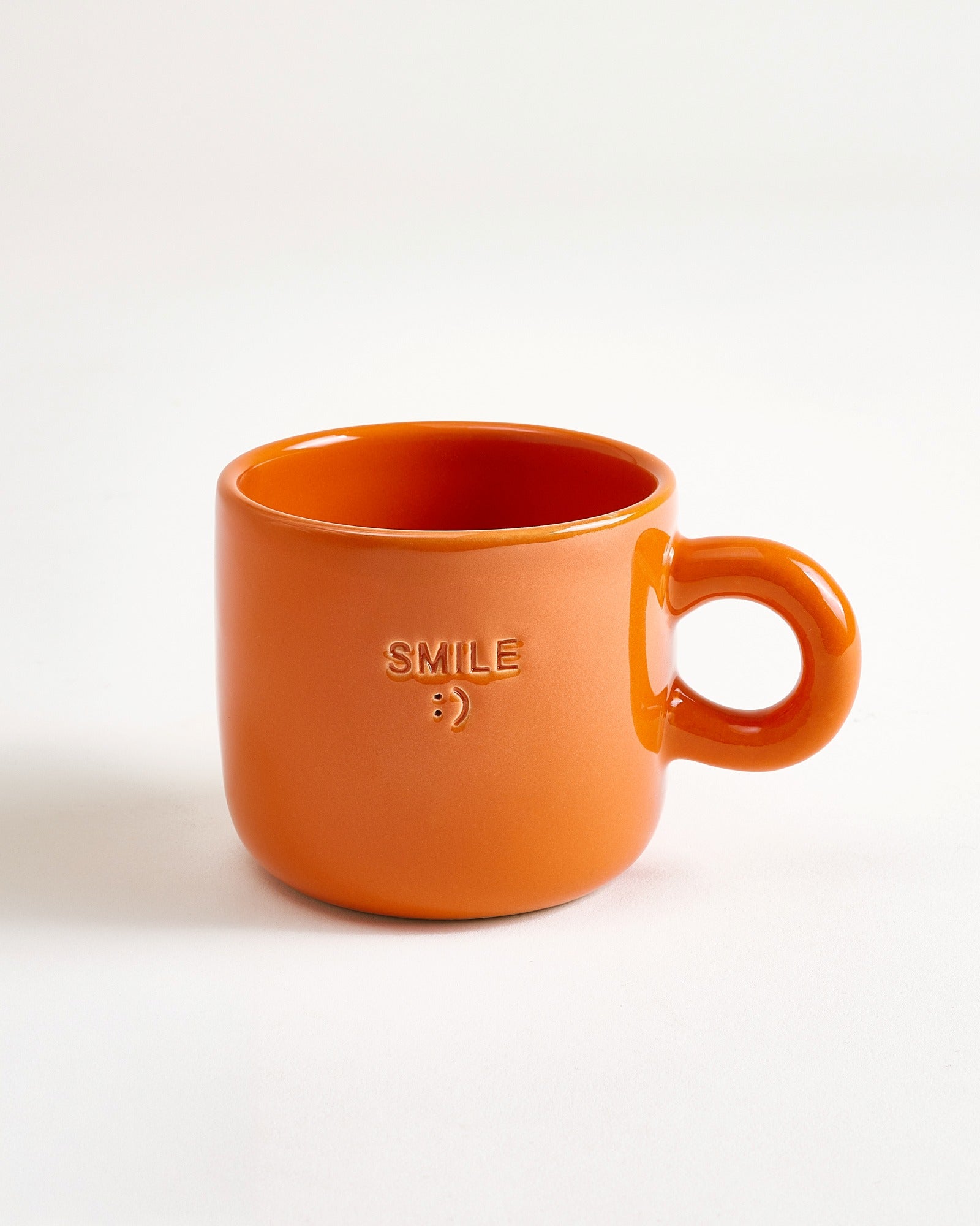 SEIA - MUG & SAUCER SMILE ORANGE