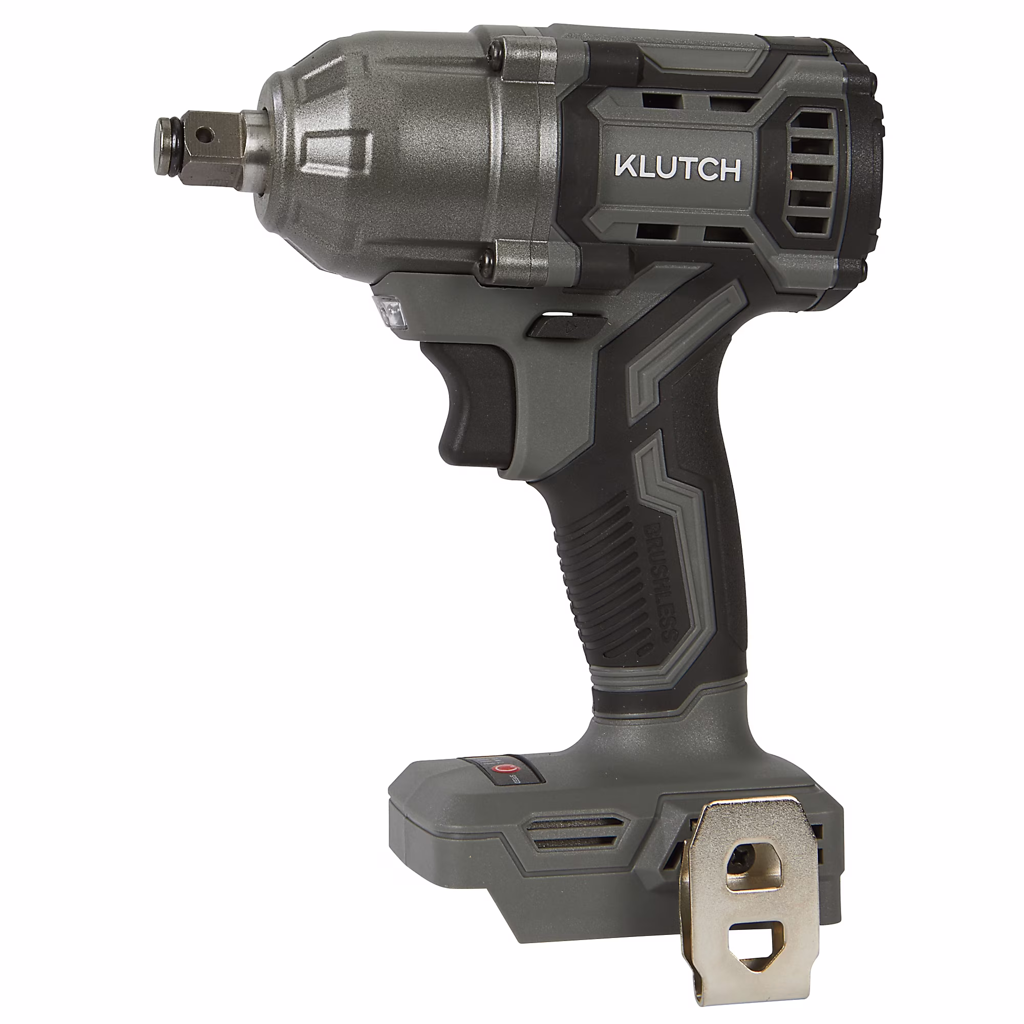 Klutch 1/2in. Impact Wrench, KLiQ 20V, 500 Ft./Lbs. Breakaway Torque, Brushless, Cordless, Bare Tool