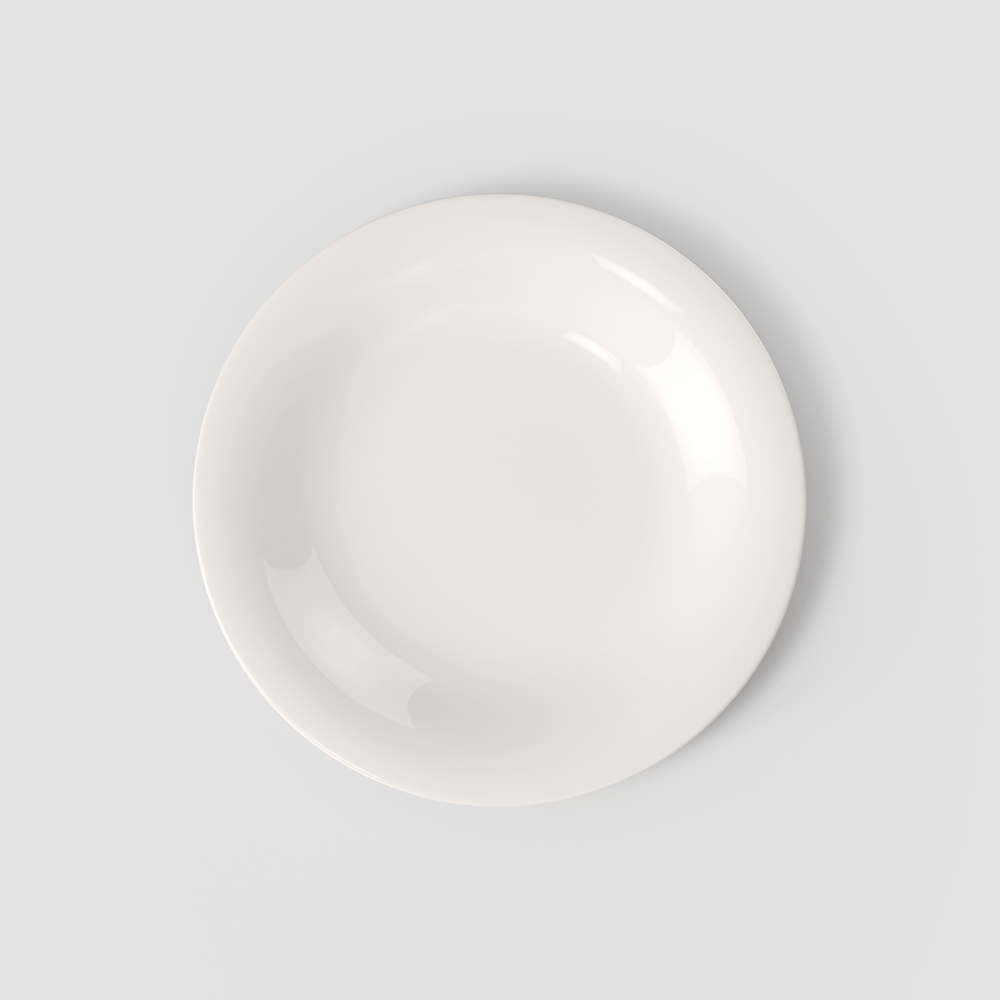 New Cottage Dinner plate - White, 10.6'', Premium Porcelain