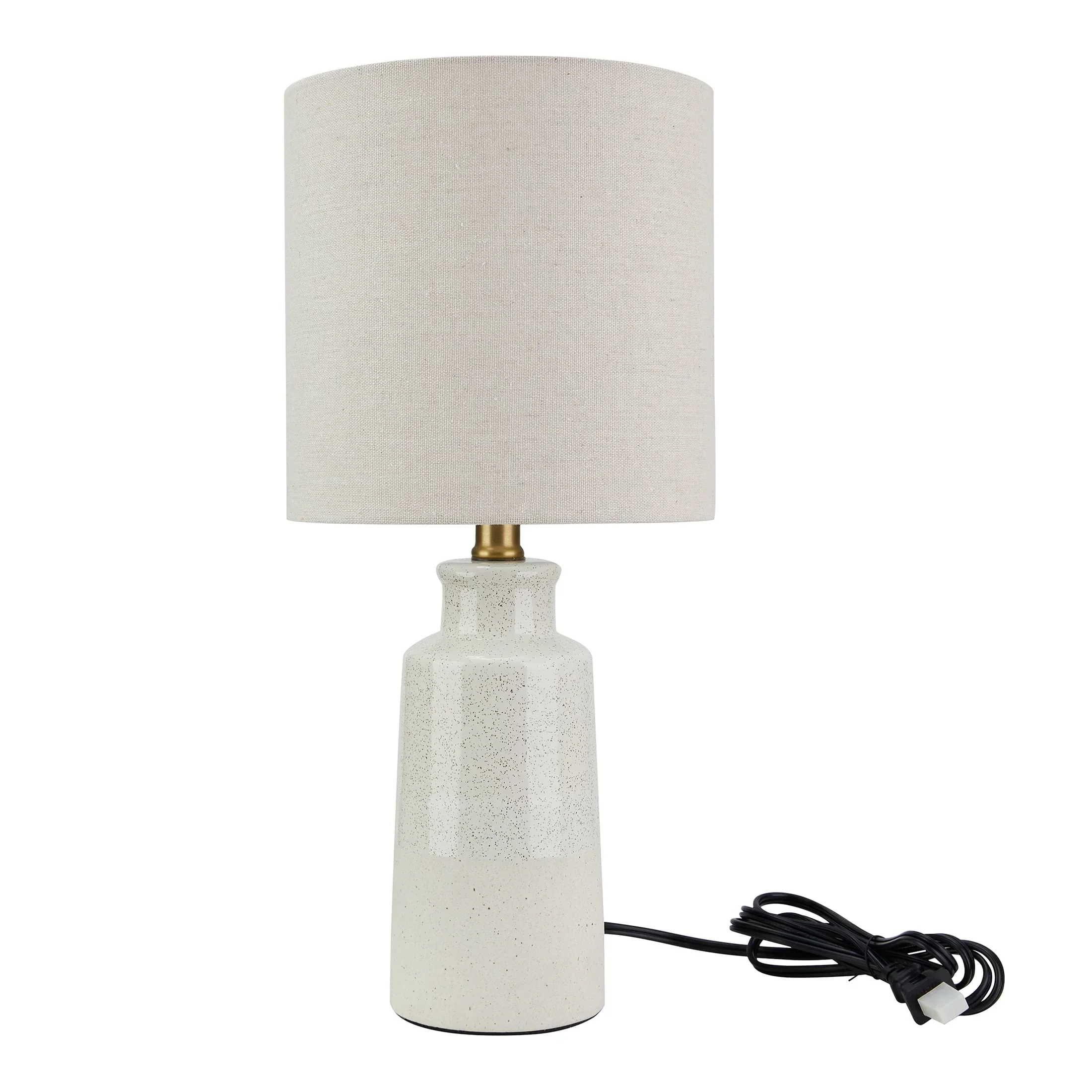 Better Homes & Gardens 17 Reactive Glaze Ceramic Table Lamp, Taupe