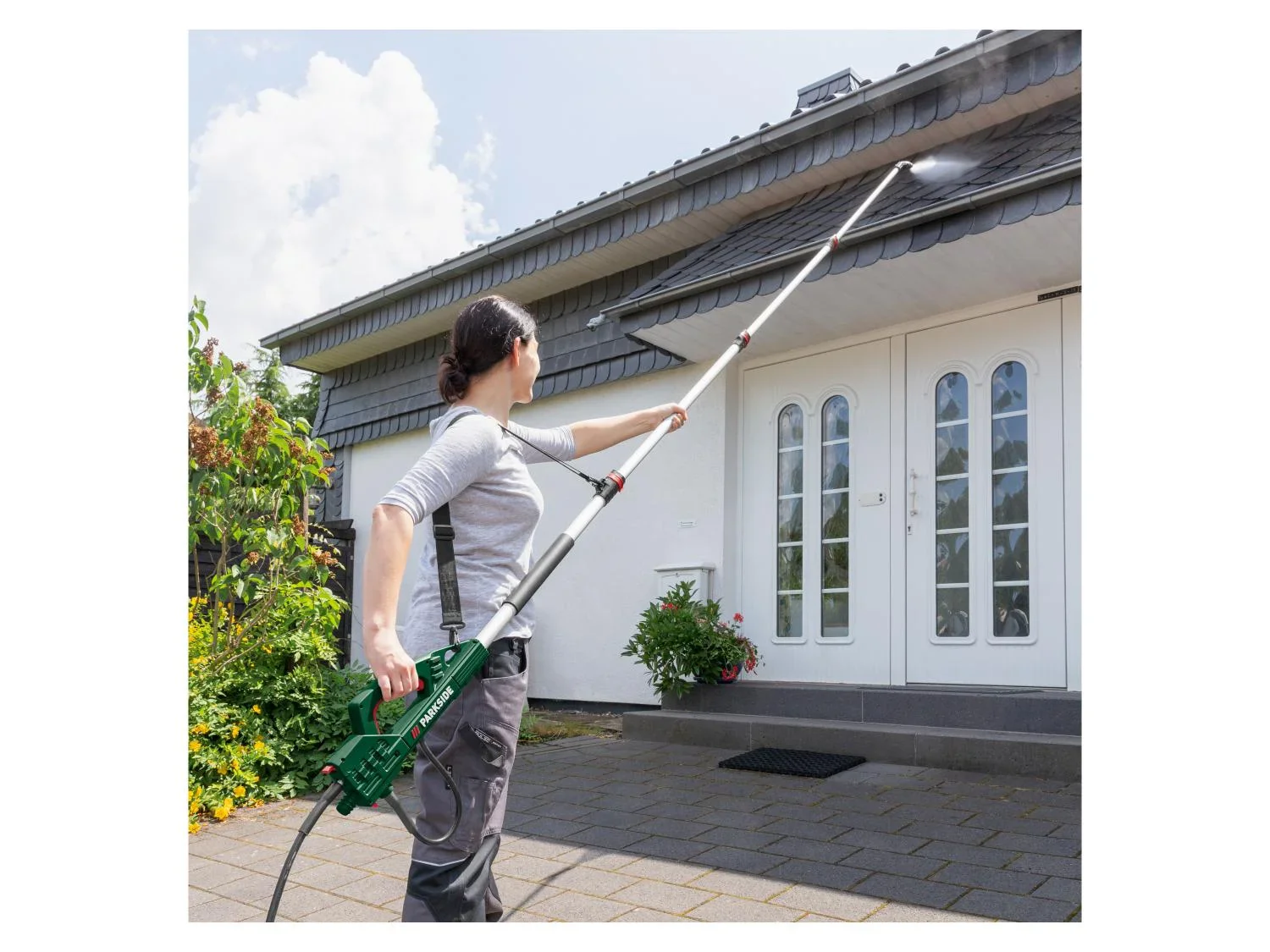 PARKSIDE Lance tlescopique pour nettoyeur haute pression PTL 4 C5, 150 bar