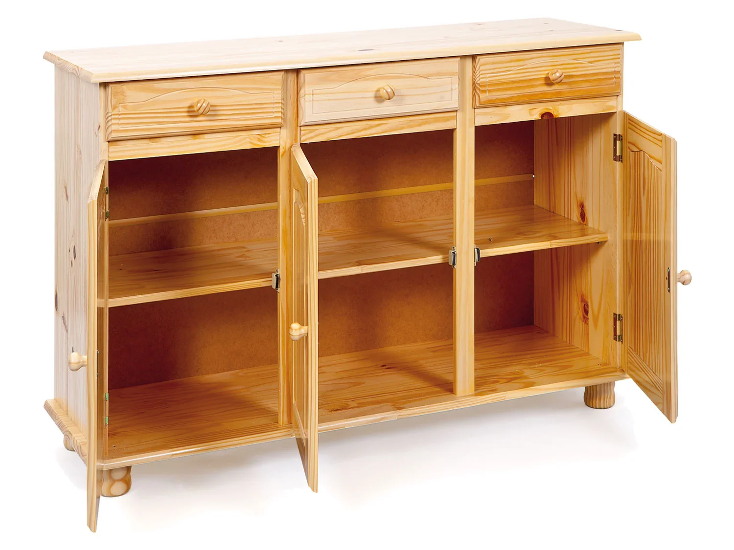 Inter Link Commode de style campagnard en bois massif