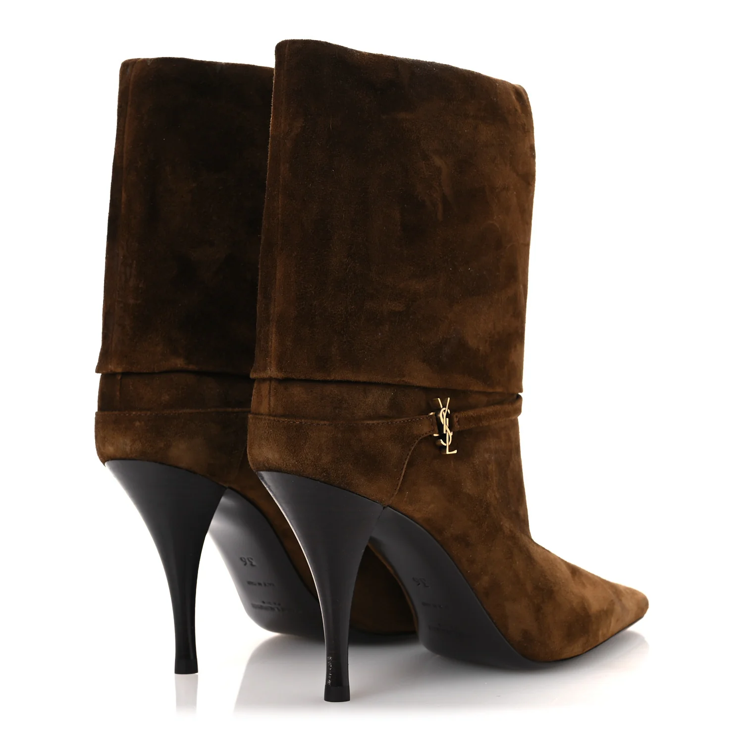 Suede Vicky 90 Booties 36 Land