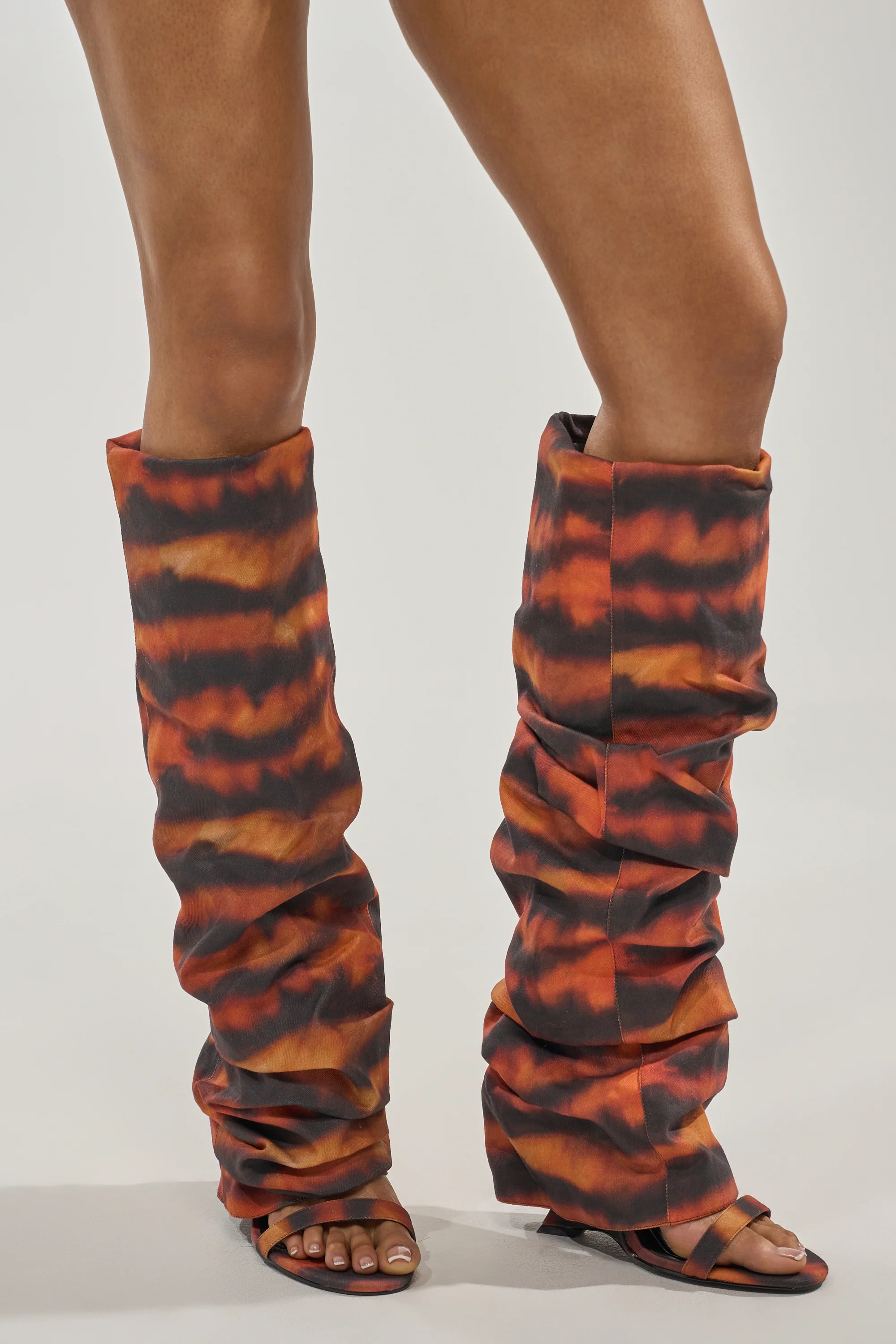 AZALEA WANG RADLEY TIGER PRINT SLOUCHY WEDGE BOOT - Akira Store