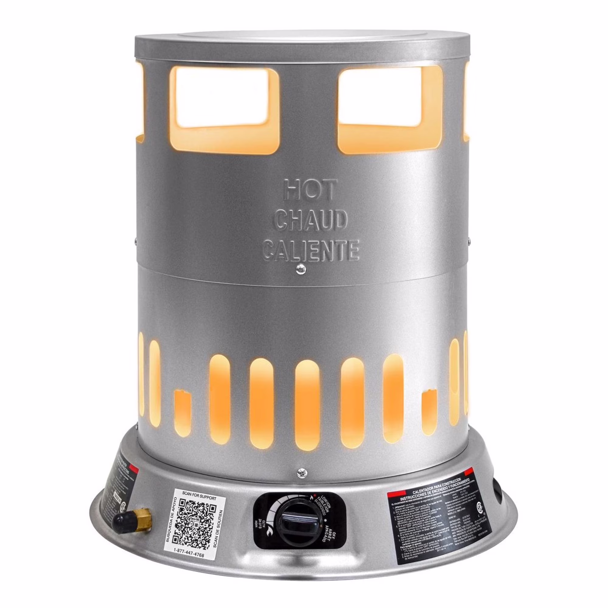 Dura Heat Portable Convection Style LP Gas Heater, 2000 Sq Ft Coverage